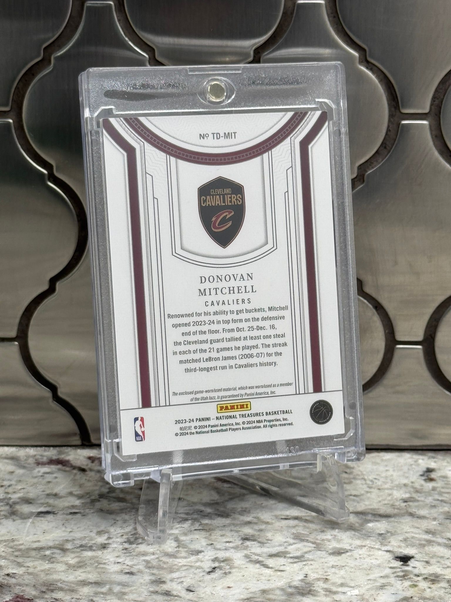 その他 Nt Donovan Mitchell Patch 4/99 Game use Donovan Mitchell NT GAME WORN Patch */99 2023-24 National