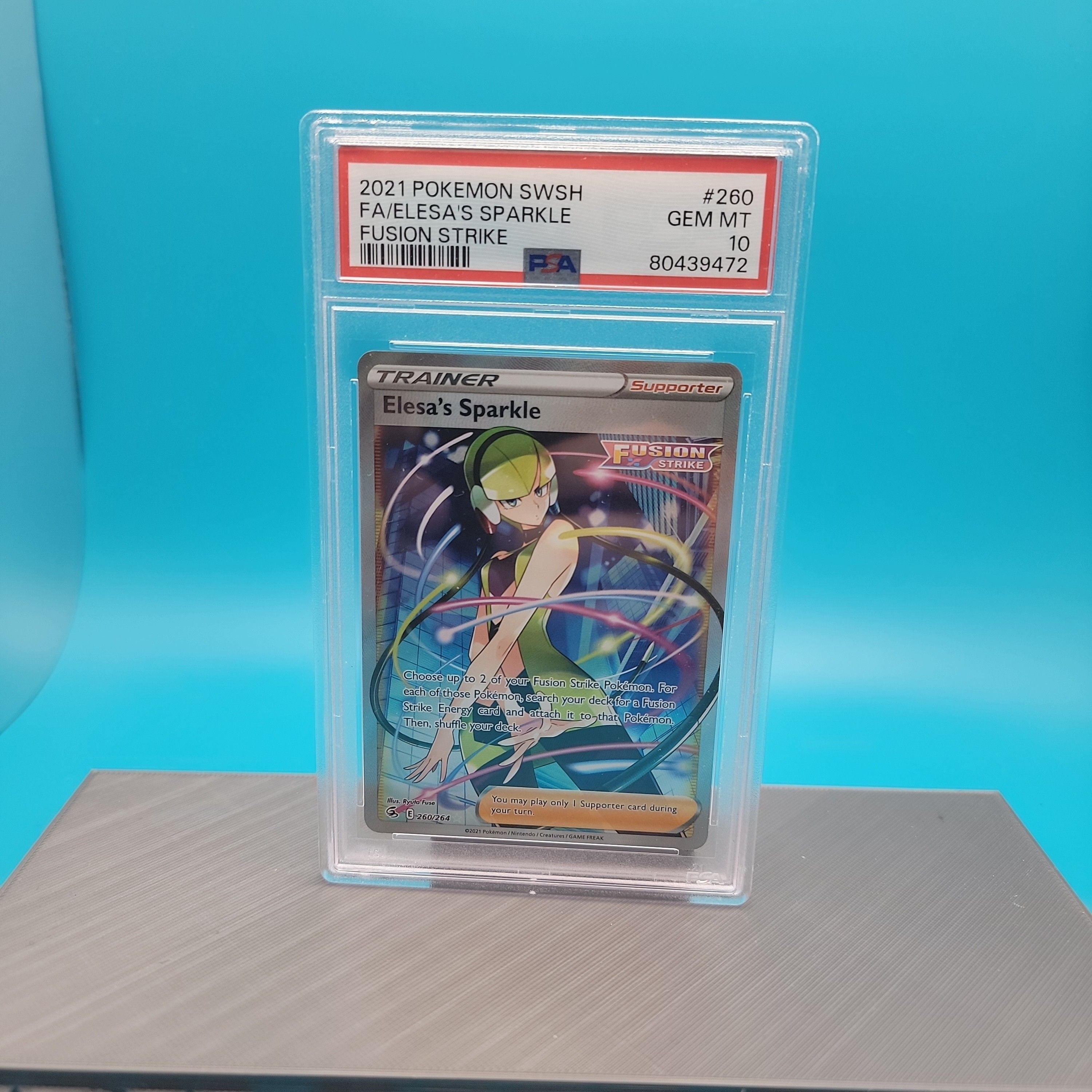 2021 Pokemon Sword & Shield Fusion Strike Fa/Elesa'S Sparkle Fusion Strike  PSA GEM MT 10  Whatnot: Shop, Sell, Connect