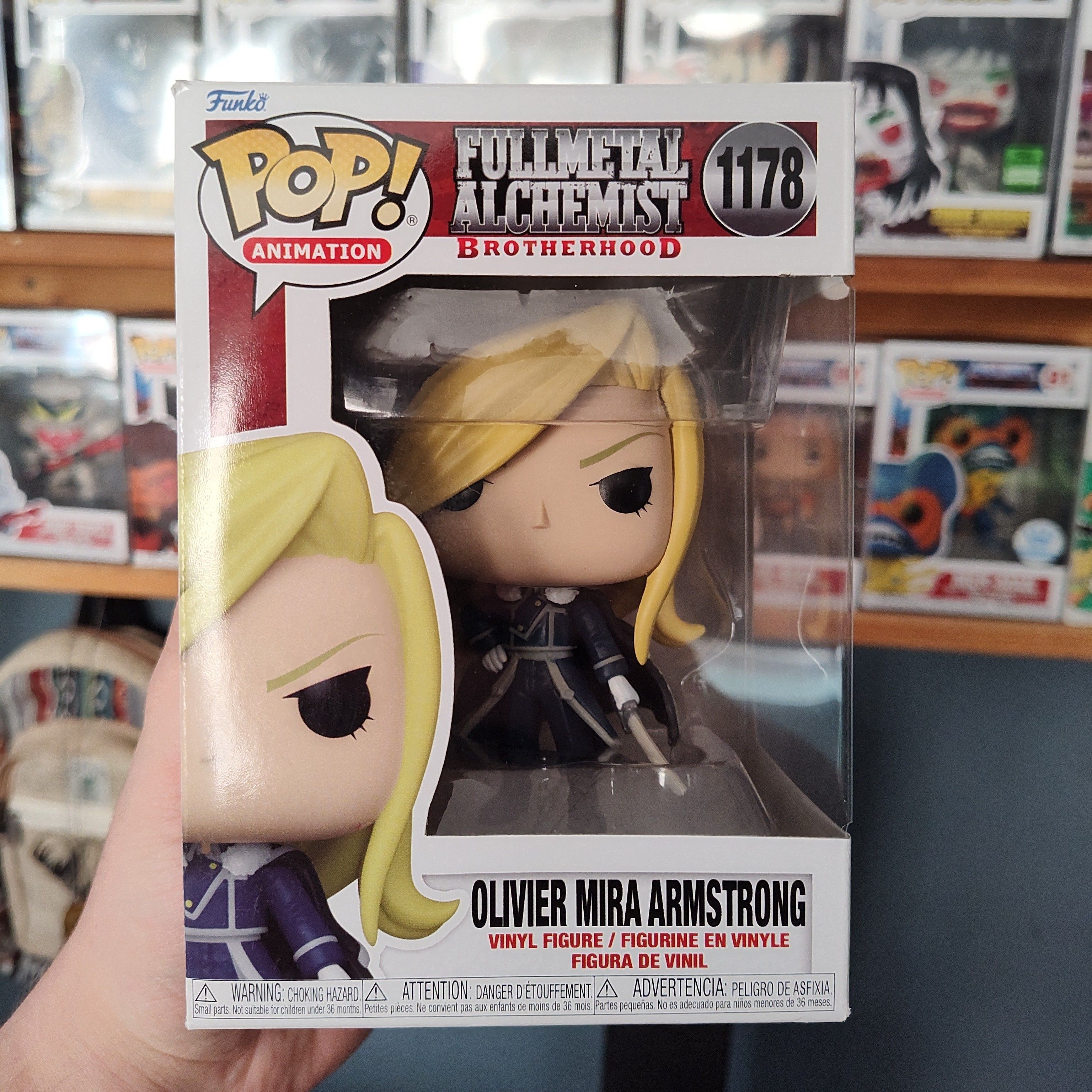 Funko Pop! Oliver Mira Armstrong 1178 Full Metal Alchemist · Whatnot: Shop,  Sell, Connect