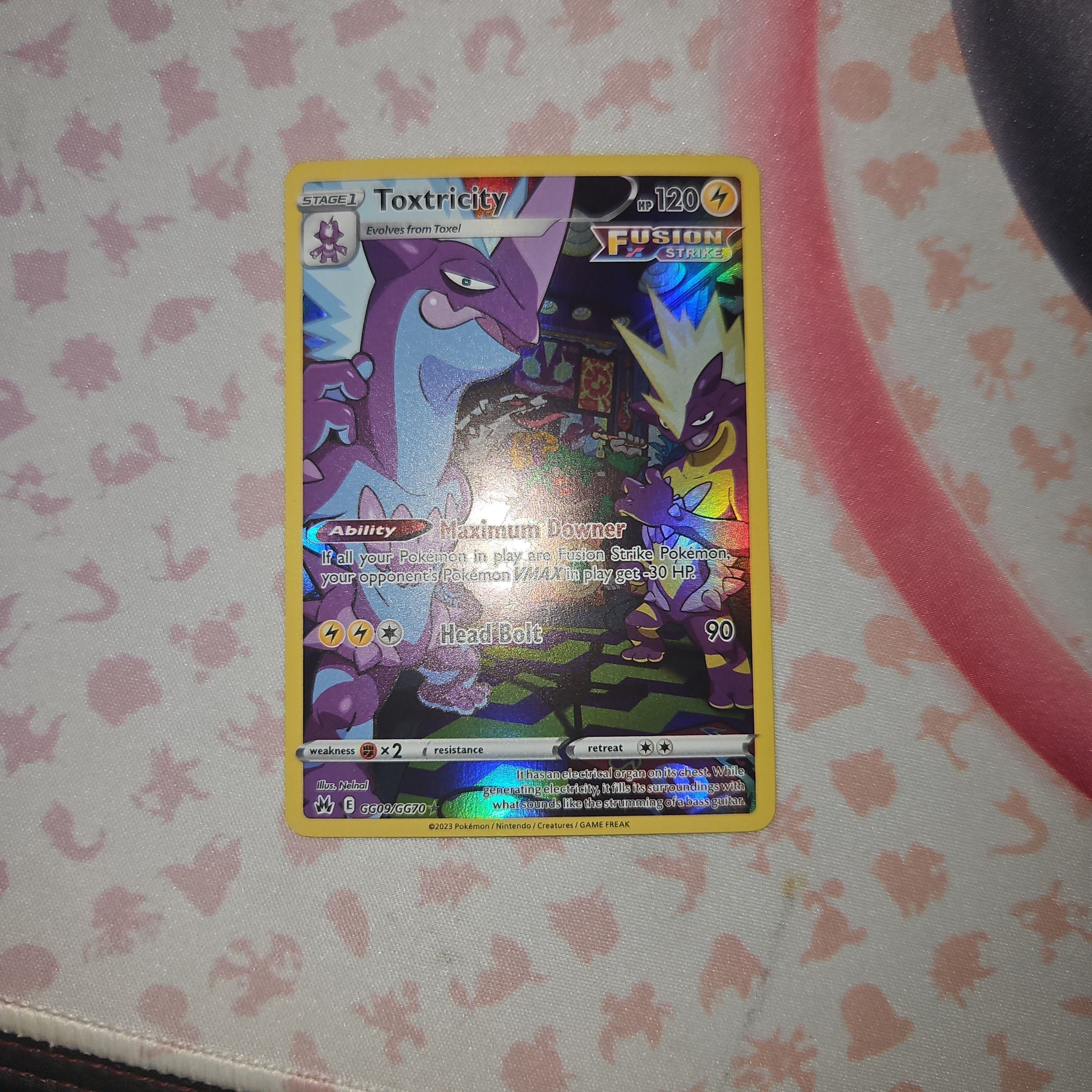 toxtricity pokemon card fusion strike Amazon.com: Toxtricity Vmax 071/192 - Ultra Rare main image 0