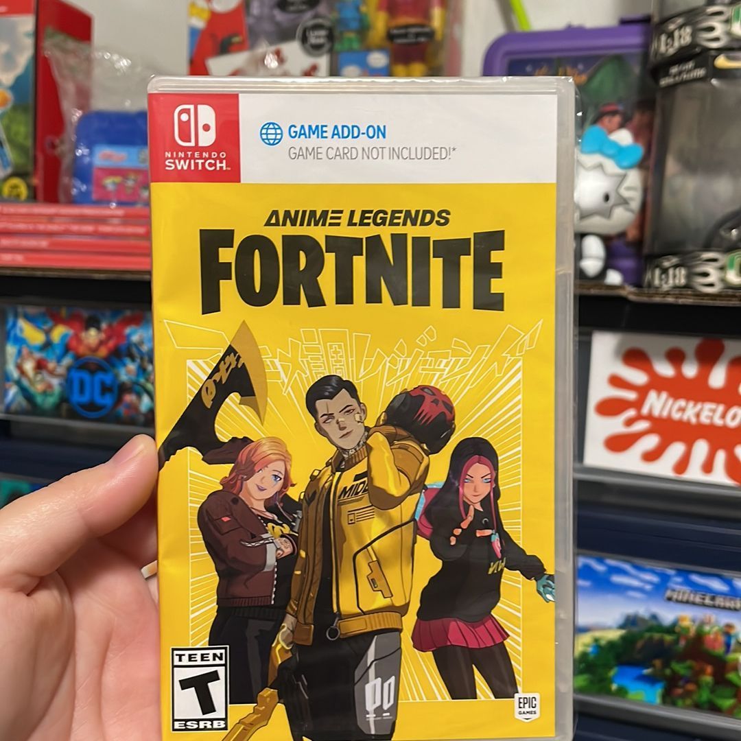 Anime Legends Fortnite Nintendo Game Card Fortnite Anime Legends
