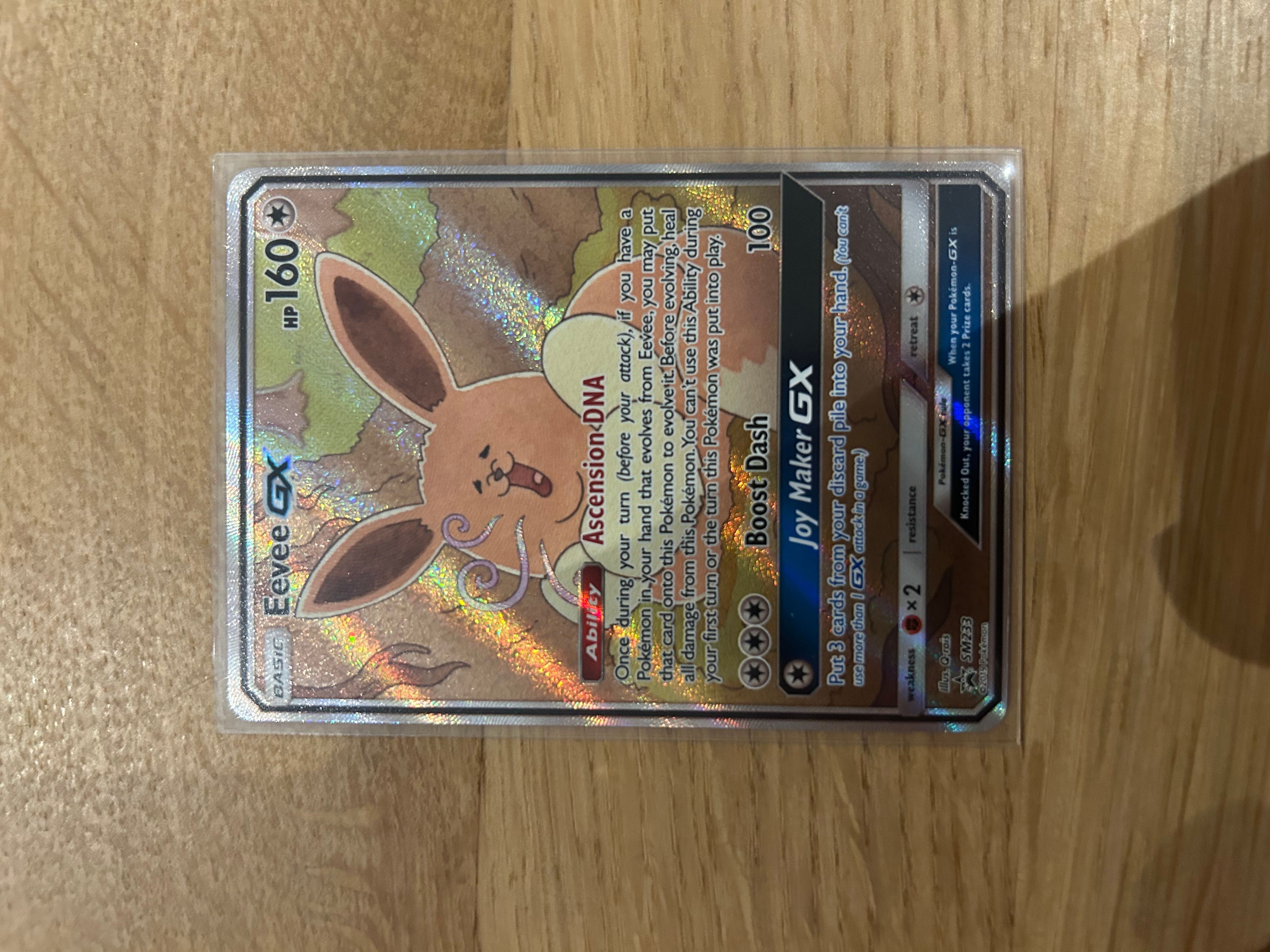 eevee gx pokemon cards Eevee GX - SM242