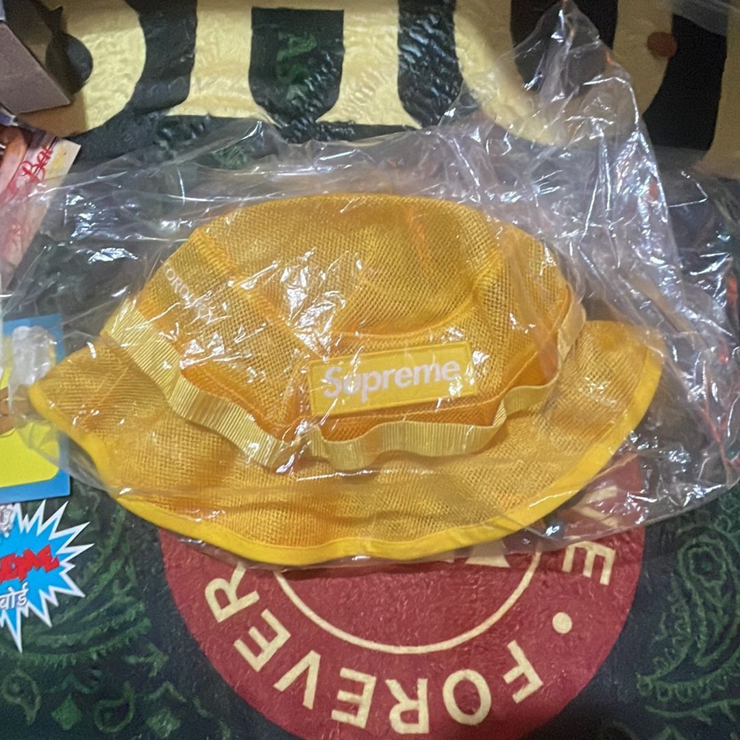 Supreme Mesh Cordura Boonie Yellow (M/L) · Whatnot: Shop, Sell