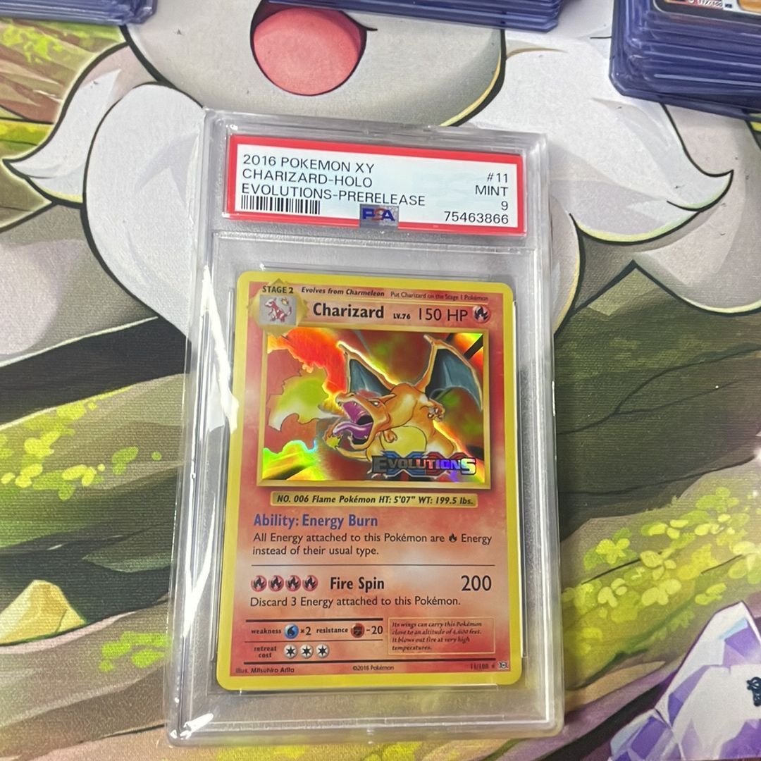 Charizard selling XY Evolutions MINT