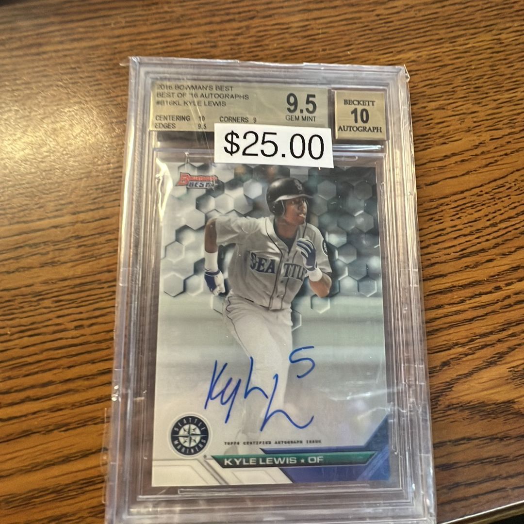 2016 Bowman best Kyle Lewis auto · Whatnot: Buy, Sell & Go Live