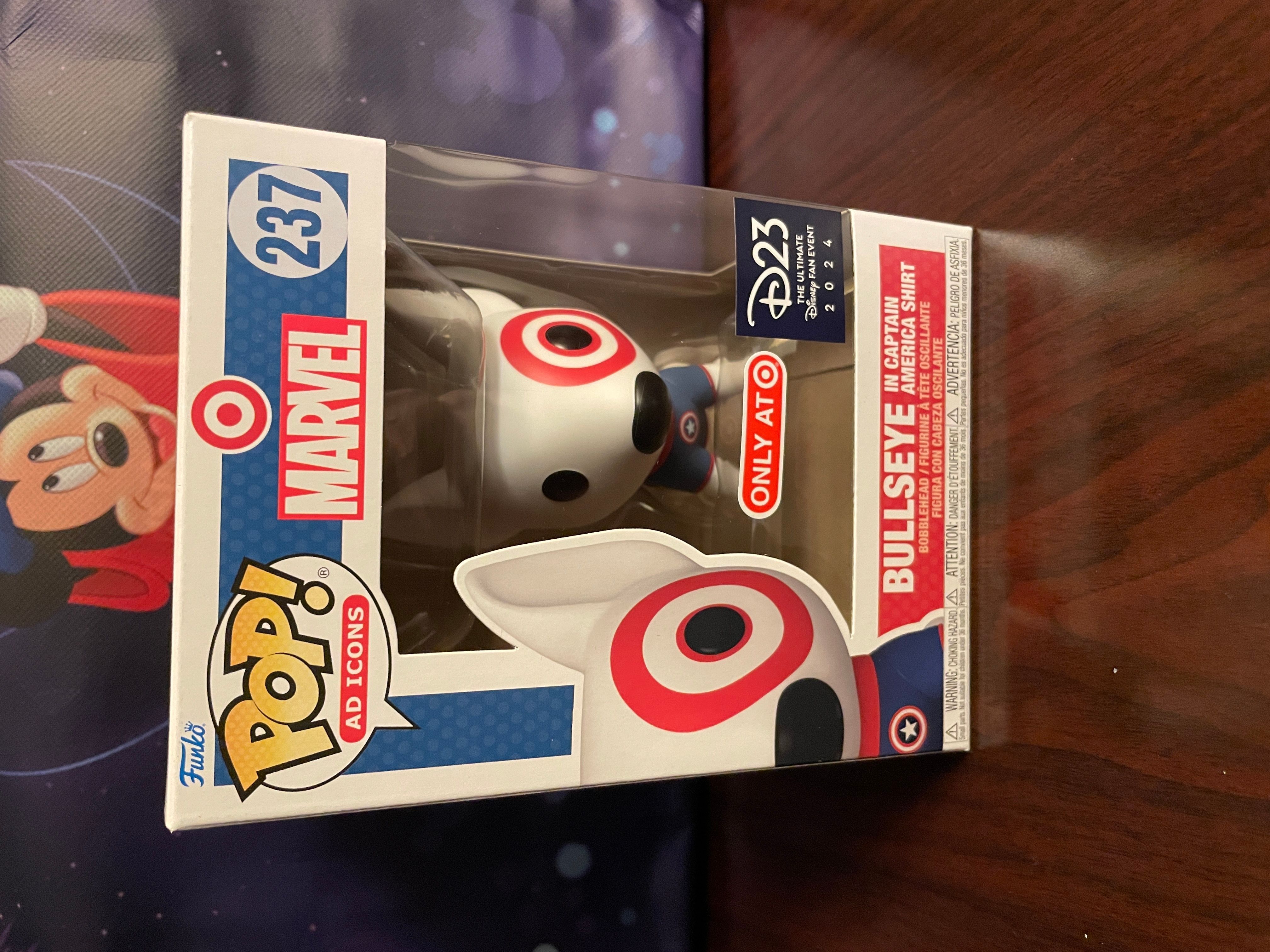 Funko Pop Bullseye in Captain America Shirt D23 Exclusive 2024 Target Whatnot Buy Sell Go Live