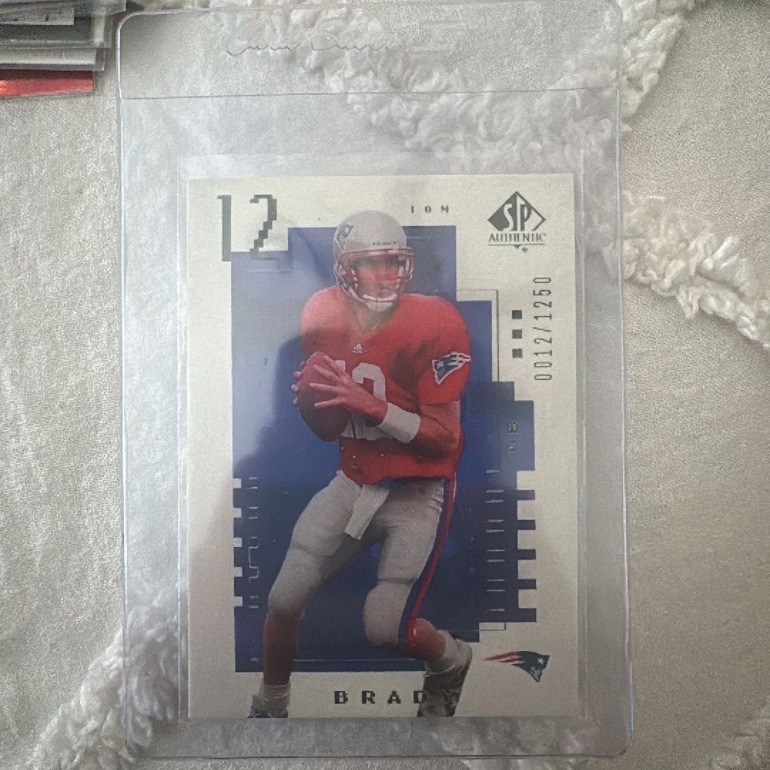 Tom Brady Rookie card #118 Rare 0012/1250 · Whatnot: Shop, Sell