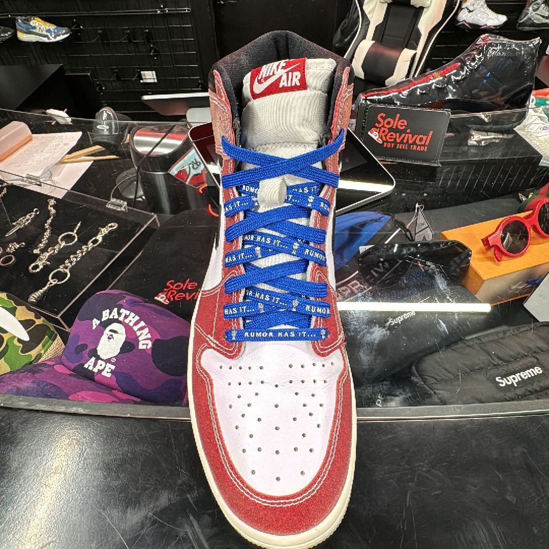 Air Jordan Trophy Room Blue Laces Jordan Retro High Trophy Room