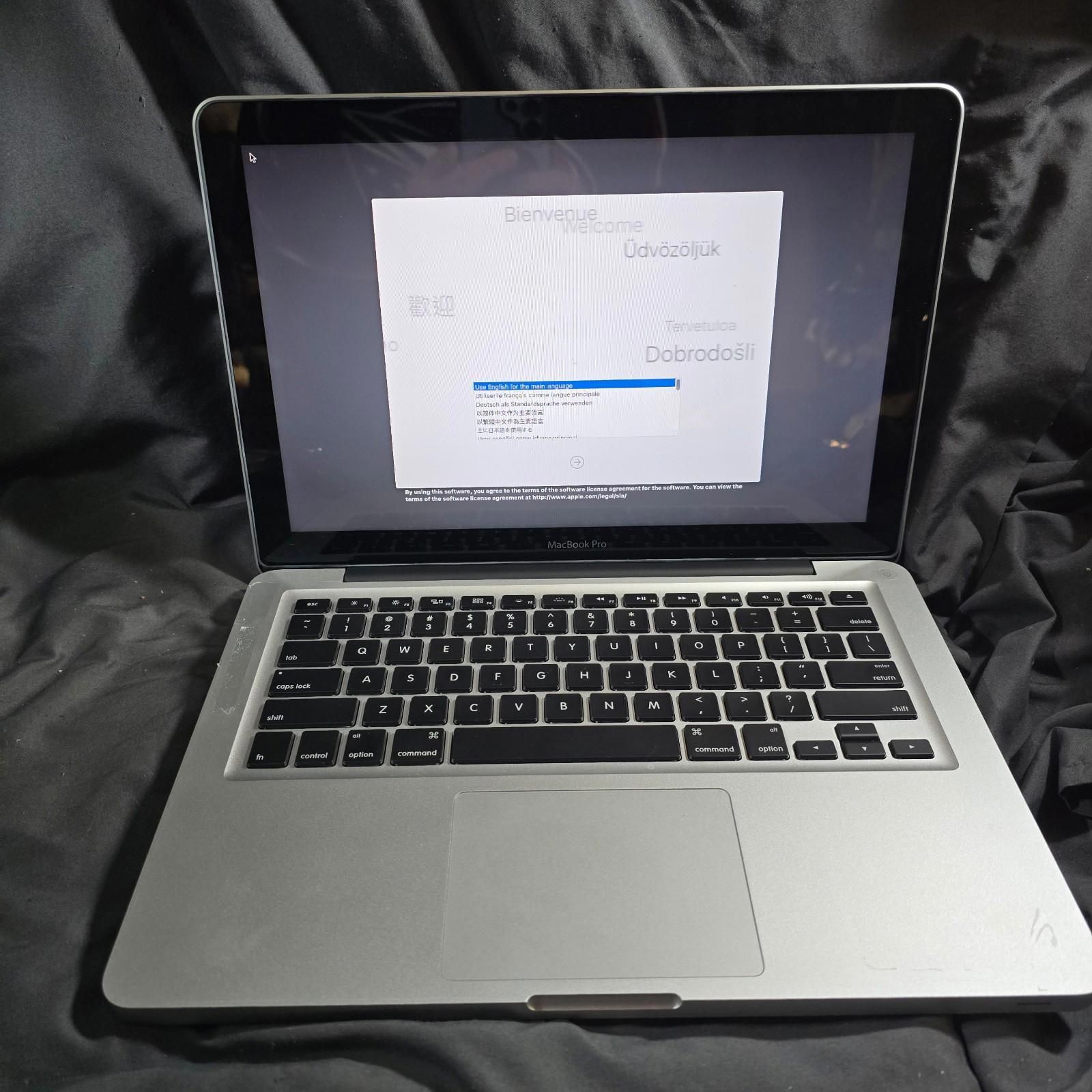 Apple MacBook Pro 13 Inch laptop 4GB Mid 2012 2.5 GHZ Intel Core