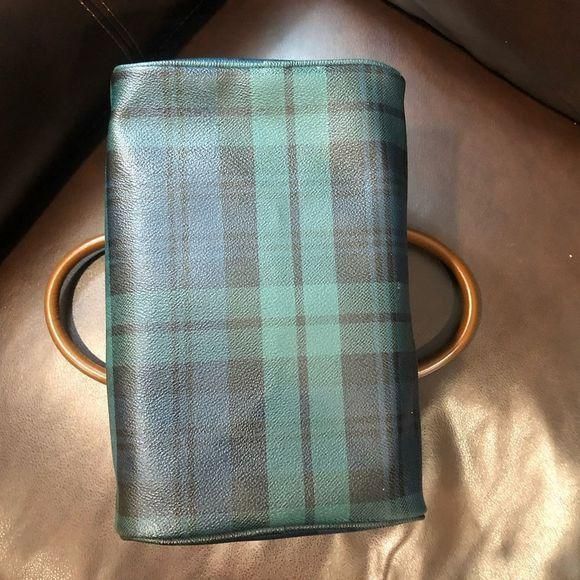 RALPH LAUREN Black Watch Plaid Speedy 25 Crossbody Strap