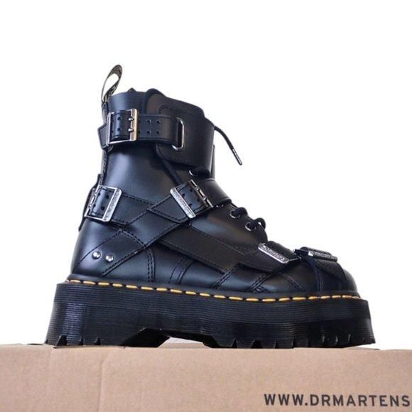 Jadon strap store platform leather boots