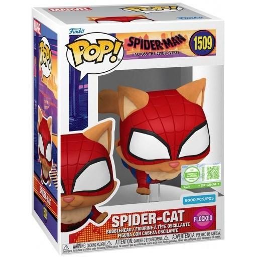 Funko Pop! Spider-Man / Spider-Cat / Flocked / Bobblehead / LE 5000