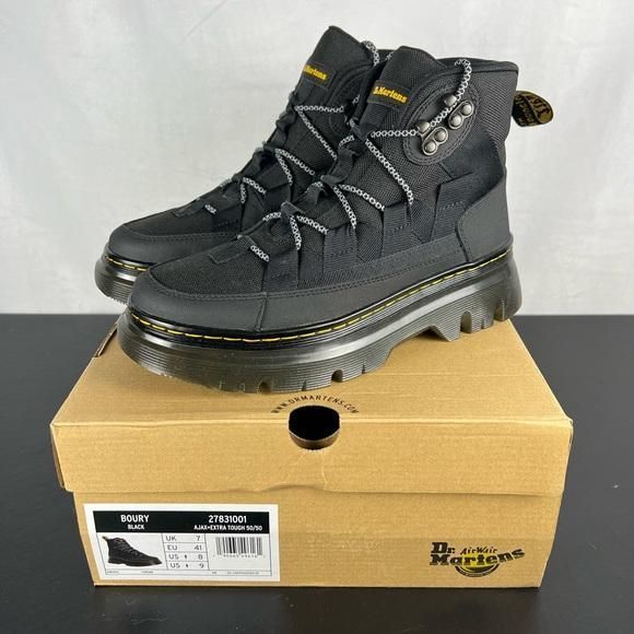 Dr. Martens Boury ブラック 8 UK boury black/zinc/black – Footway.com