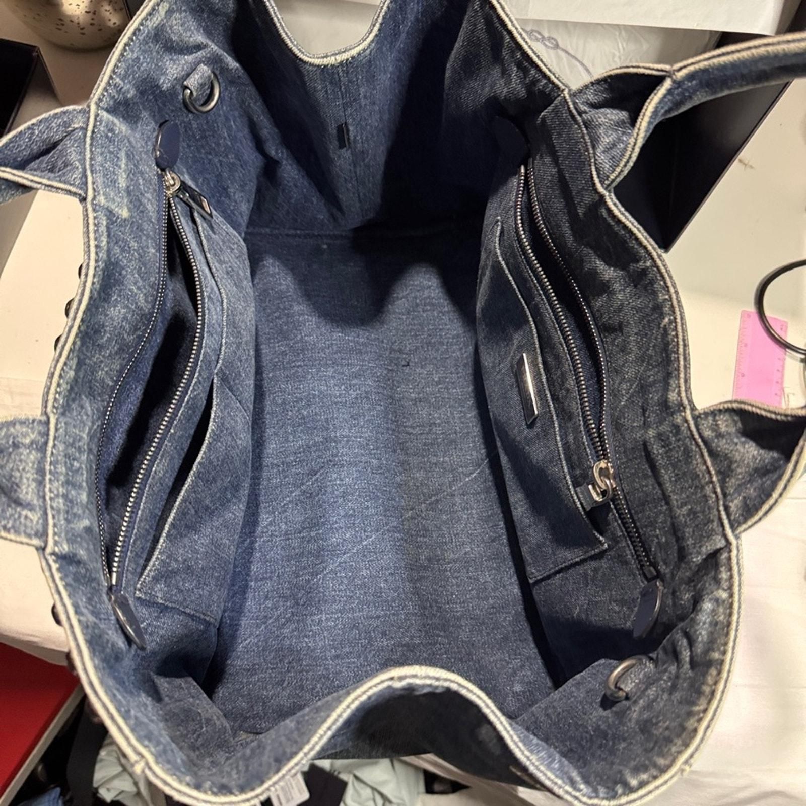 PRADA カナパ　 Prada Pre-Owned 2013-2024 スモール キャンバス カナパ グロメット