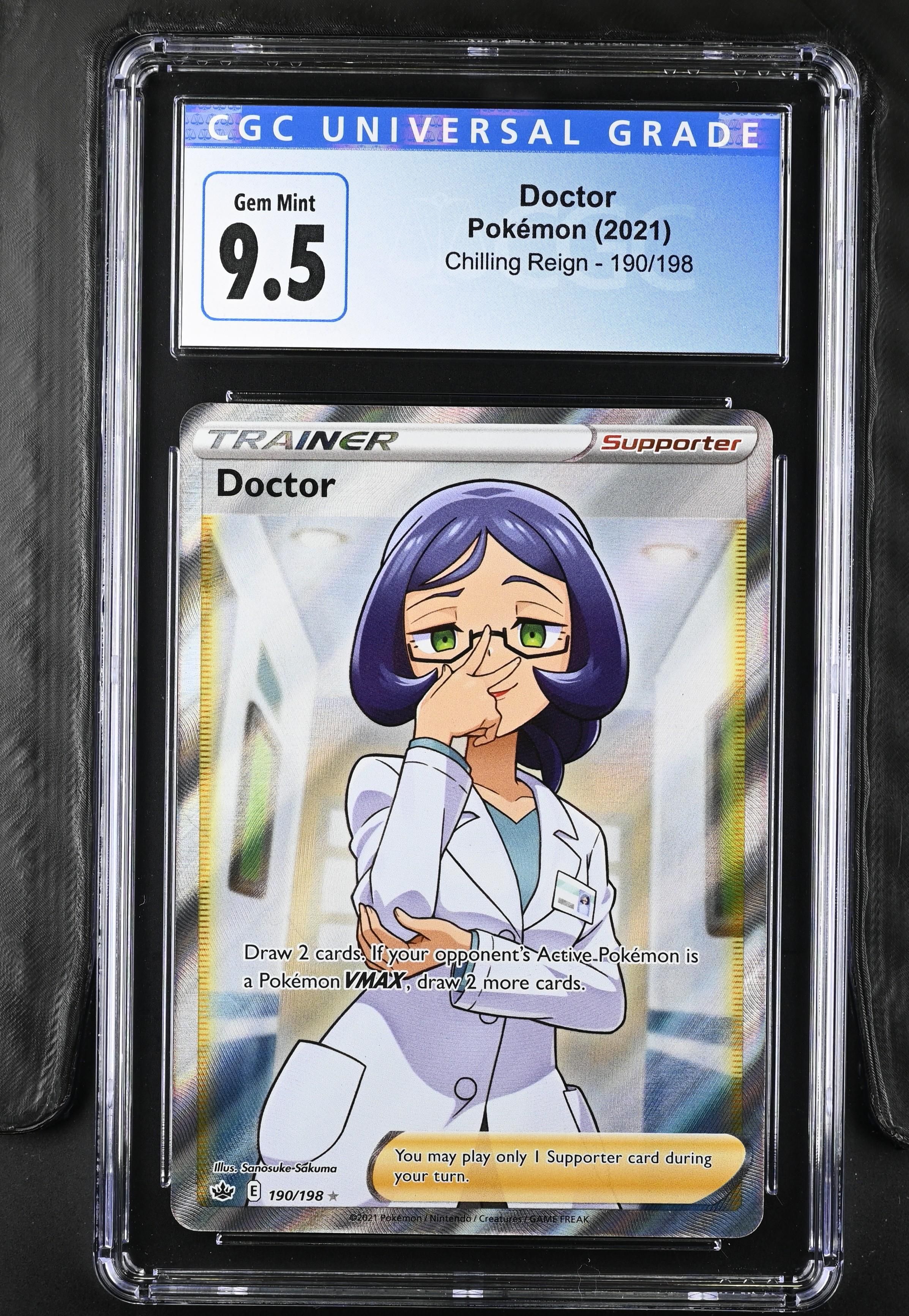 doctor pokemon card Amazon.com: Doctor - 190/198 - Full Art Ultra Rare - Sword & Shield
