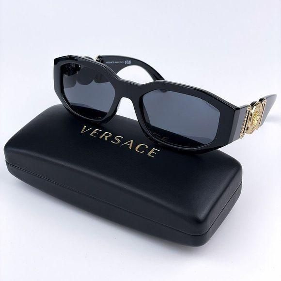 小物 VERSACE Sunglasses Black Versace VE4361 Sunglasses 53mm Unisex Sunglasses - Black