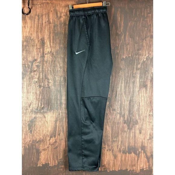 Large Nike Therma Training Pants Sweatpants Black Athleisure