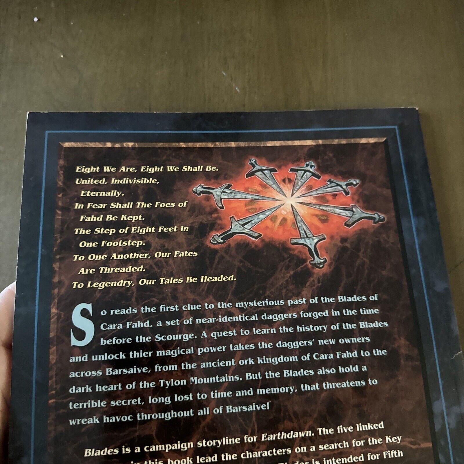 Blades　Earthdawn Fantasy Roleplaying Blades - FASA | RedBrick | Earthdawn First Edition