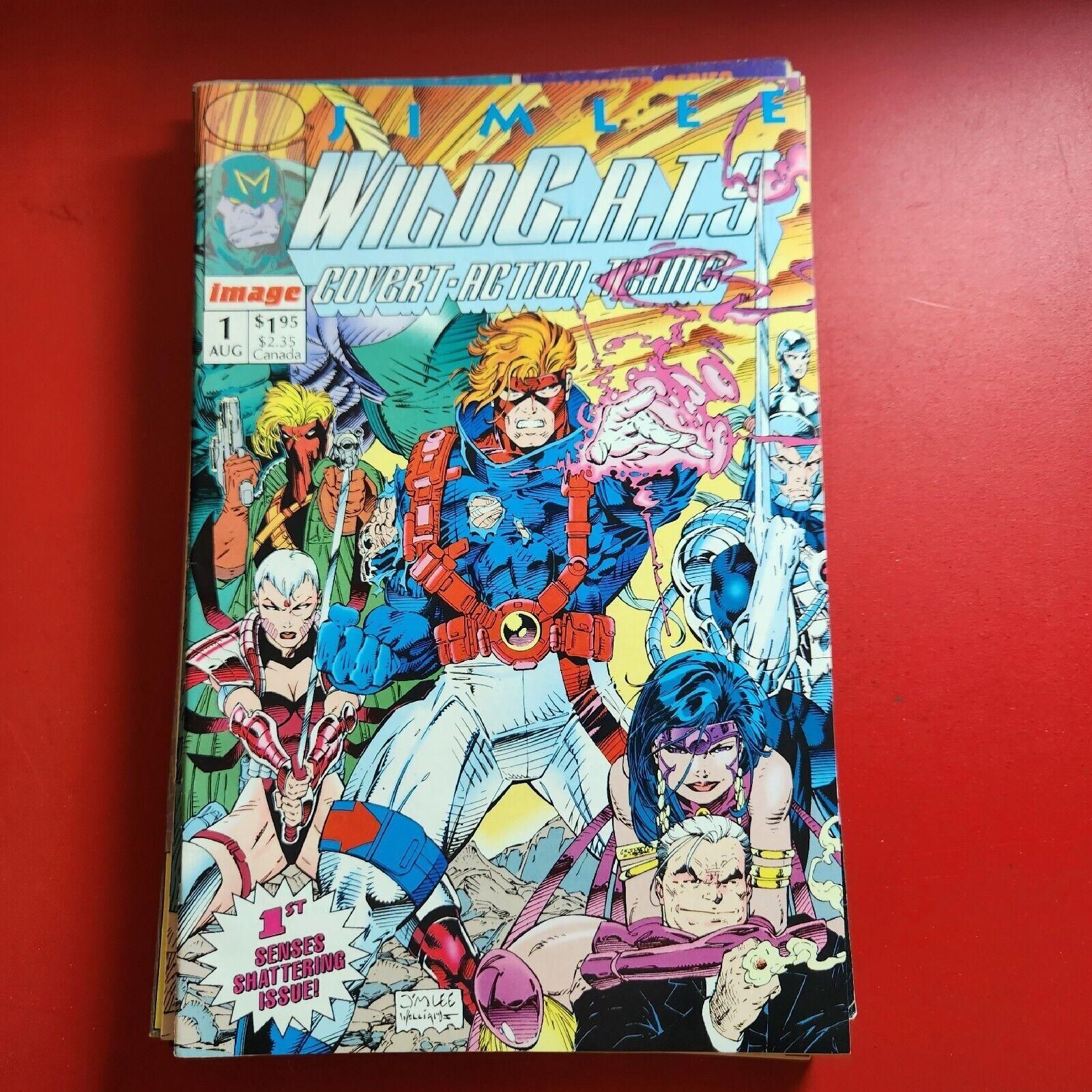Lot of 8 Comic Books Wild CATS #1, Marvel Fanfare #25, The