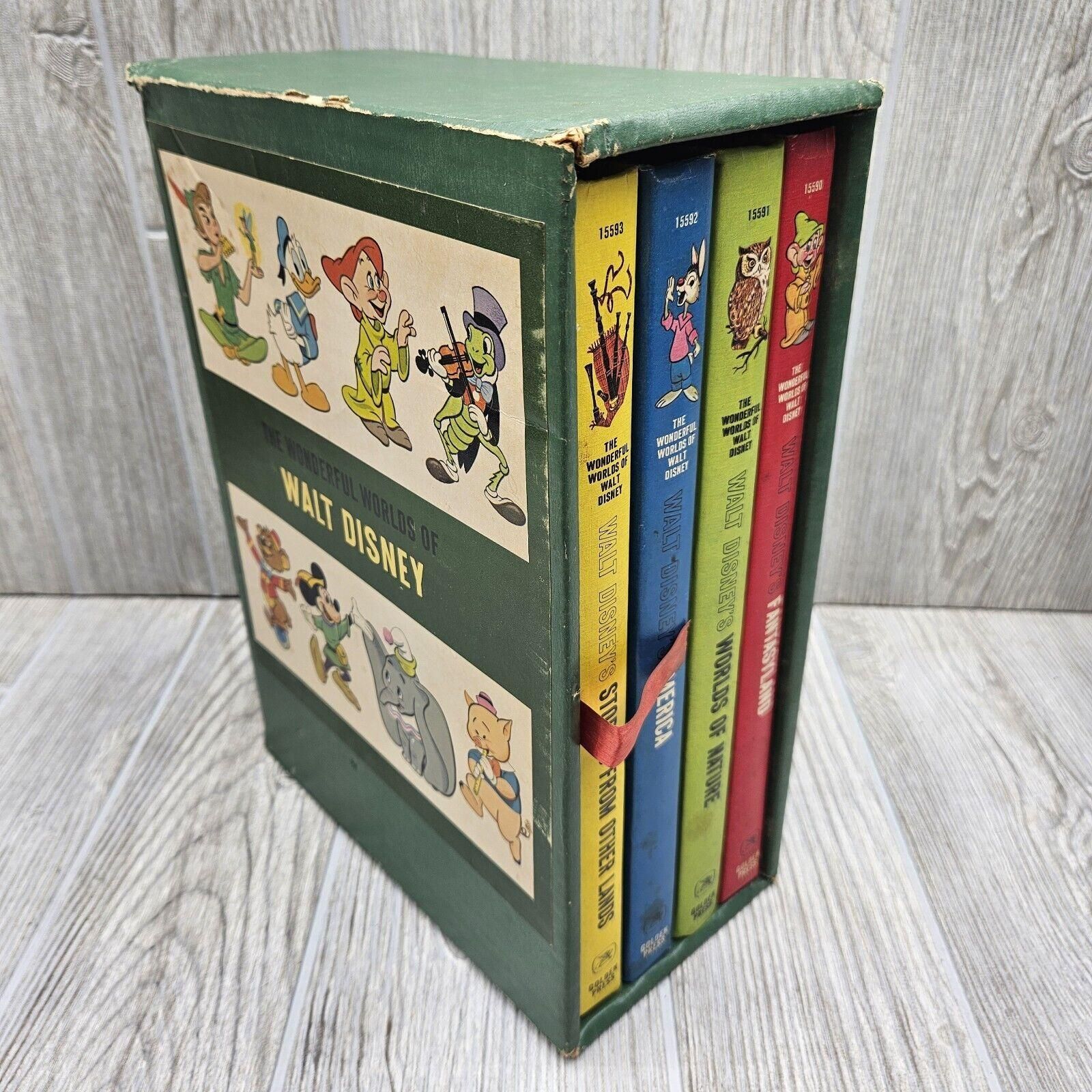 THE WONDERFUL WORLDS OF WALT DISNEY (4 VOLUME SET): WALT