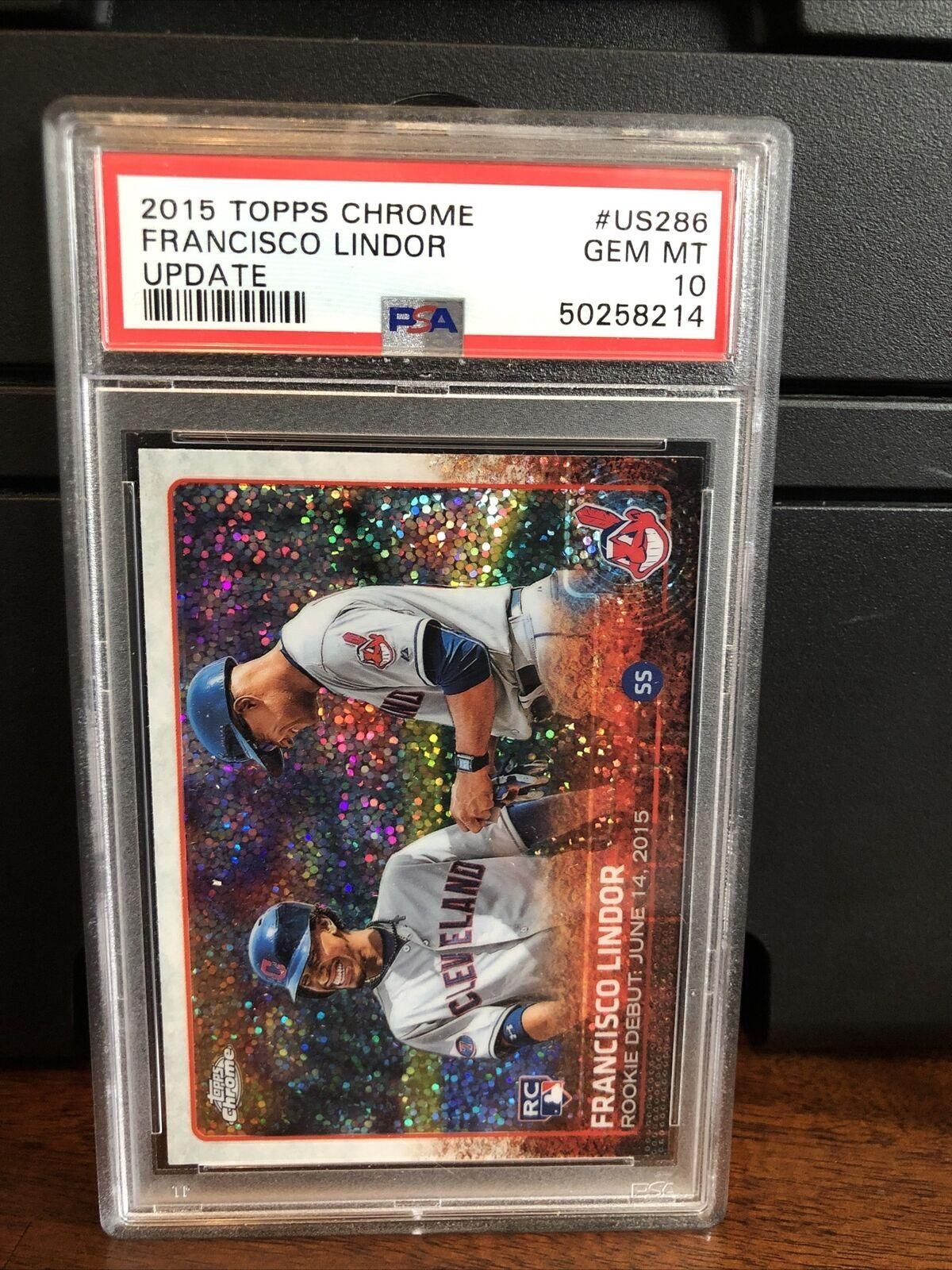 Francisco Lindor #US286 Prices [Rookie] | 2015 Topps Chrome Update | Baseball Cards