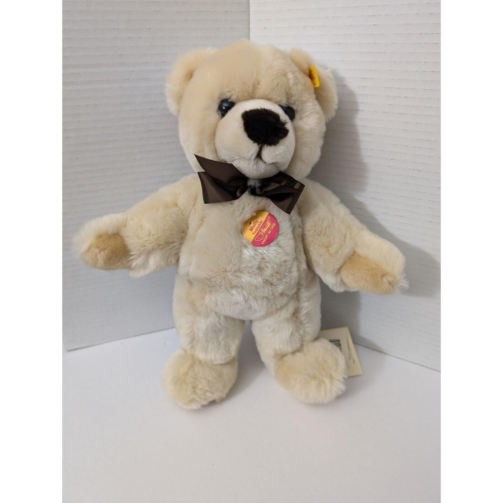 シュタイフ製　Molly Teddy bear - blond Steiff Teddy Bear Molly Teddy 21