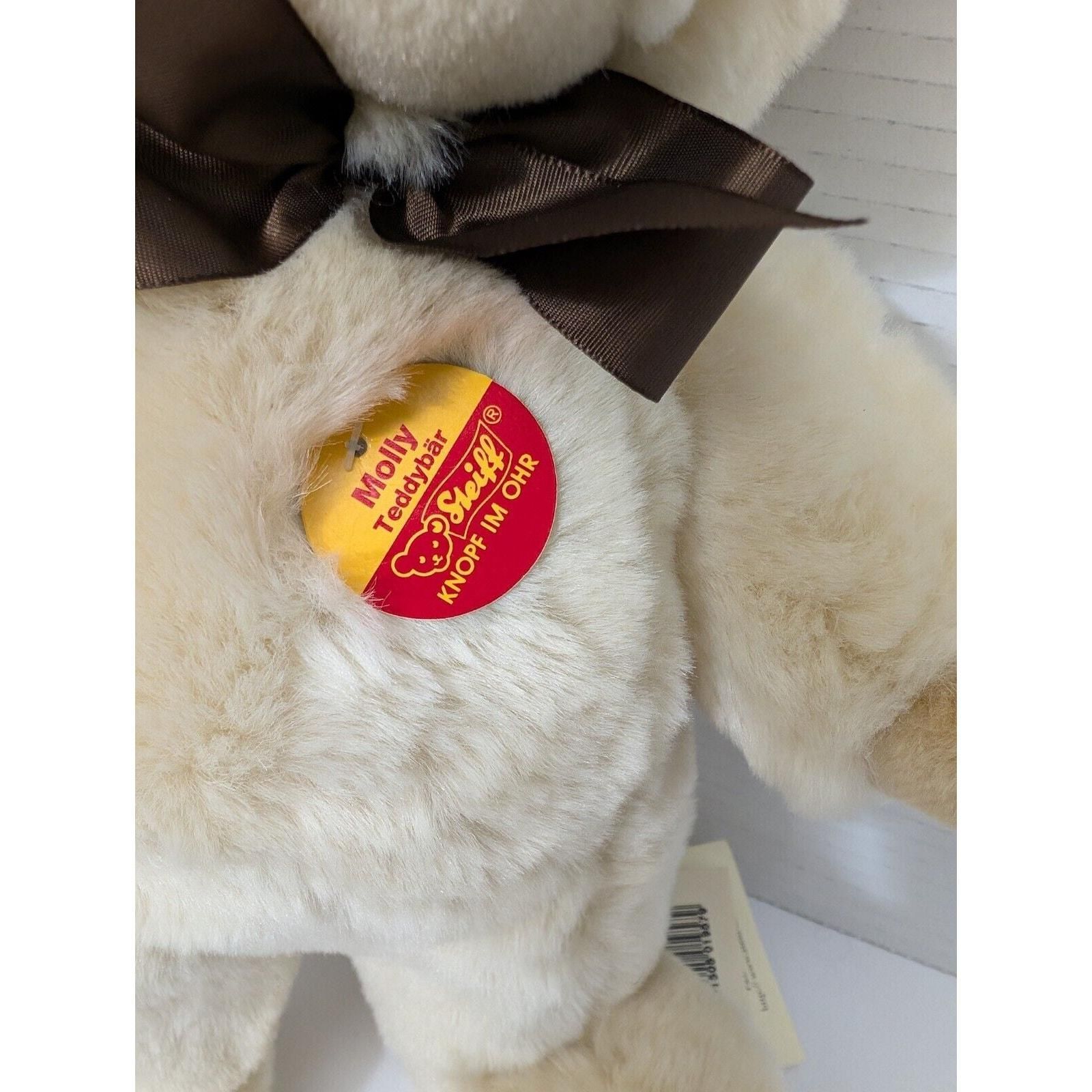 シュタイフ製　Molly Teddy bear - blond Steiff Molly Teddy Bear 0322/22 Creme | Jadees Antique Bear