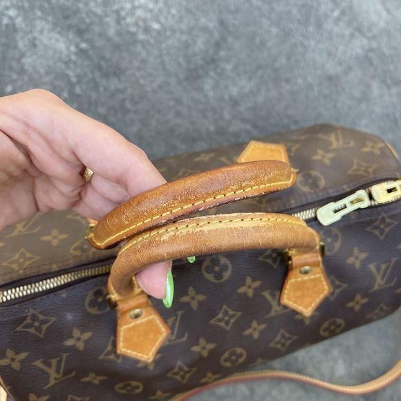 LOUIS VUITTON - ぴろこちん 2024 Richports Walmart speedy 30 dupe checkered bag one year