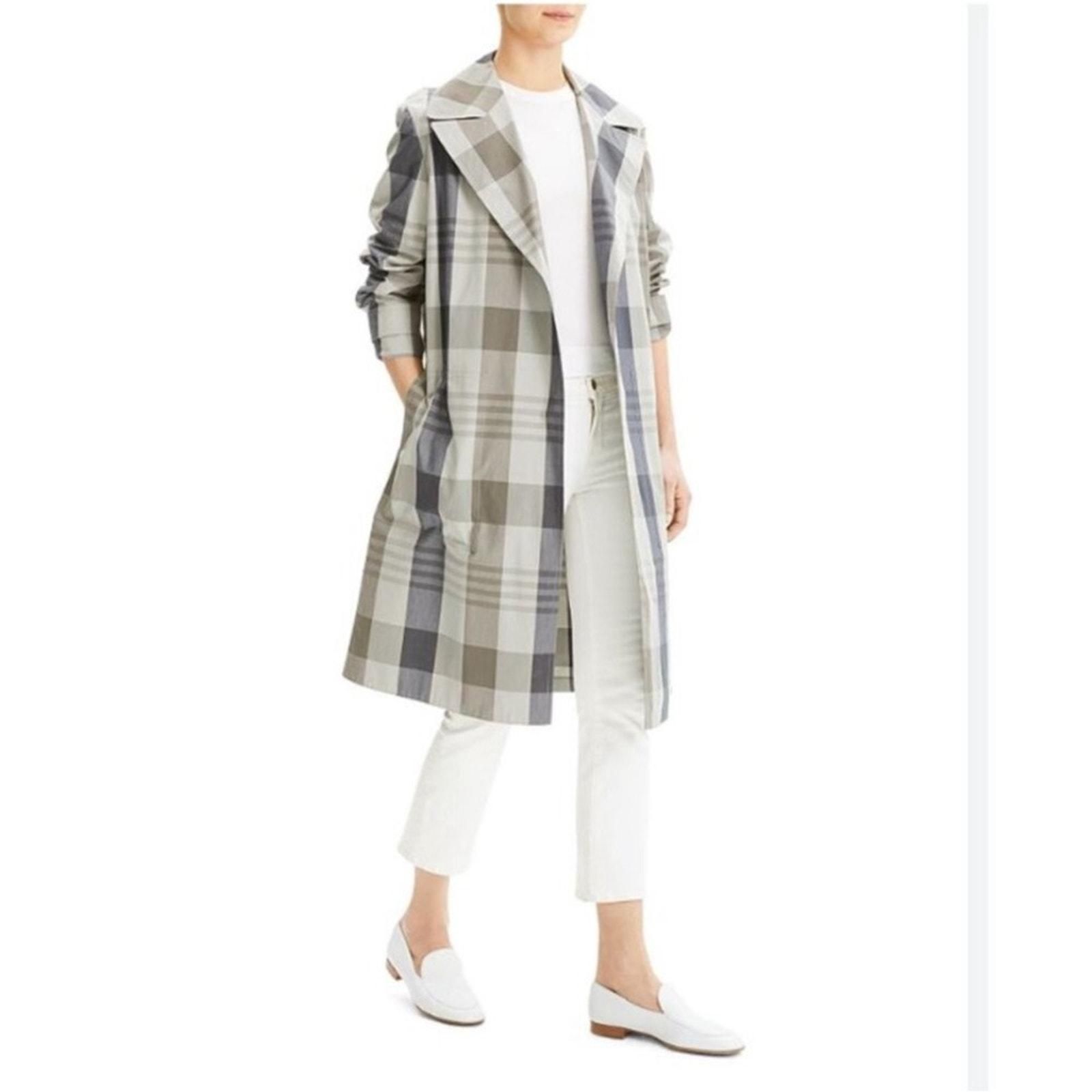 House of Harlow plaid hot trench coat