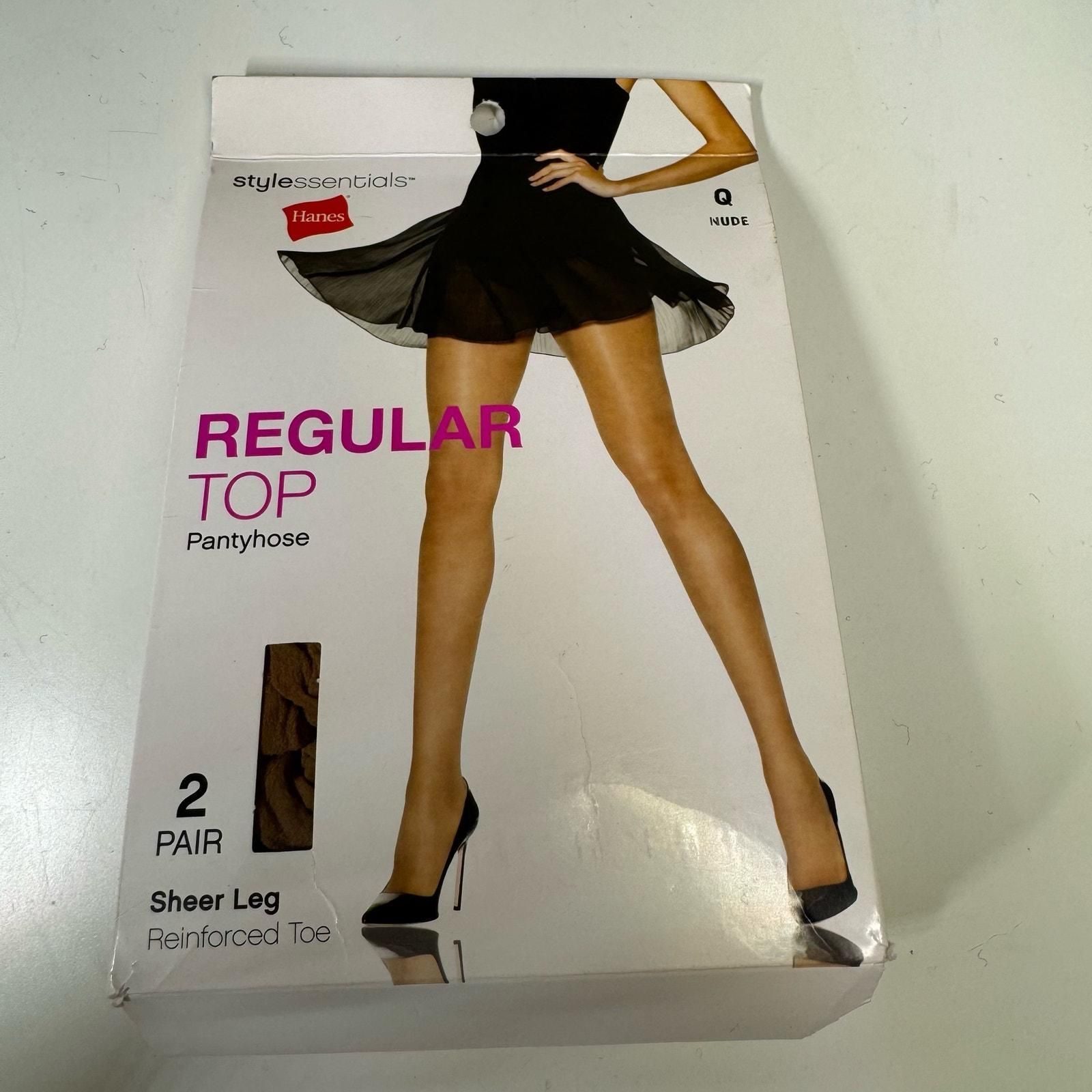 Hanes regular top pantyhose best sale