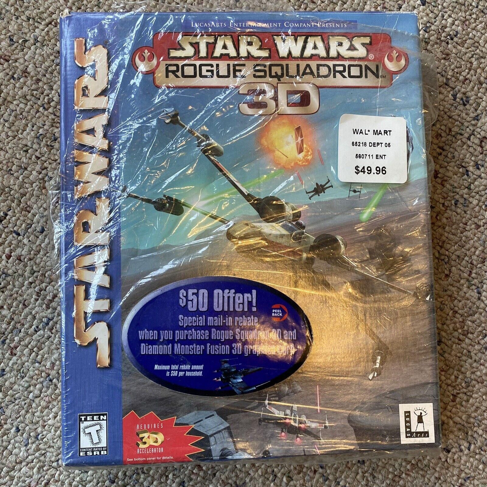 Star Wars: Rogue Squadron 3D for PC, Vintage 1998