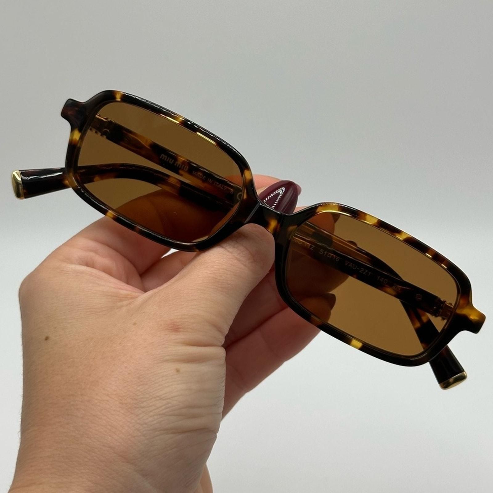 MIU MIU Sunglasses MU11ZS VAU2Z1 Honey Havana/Brown Women