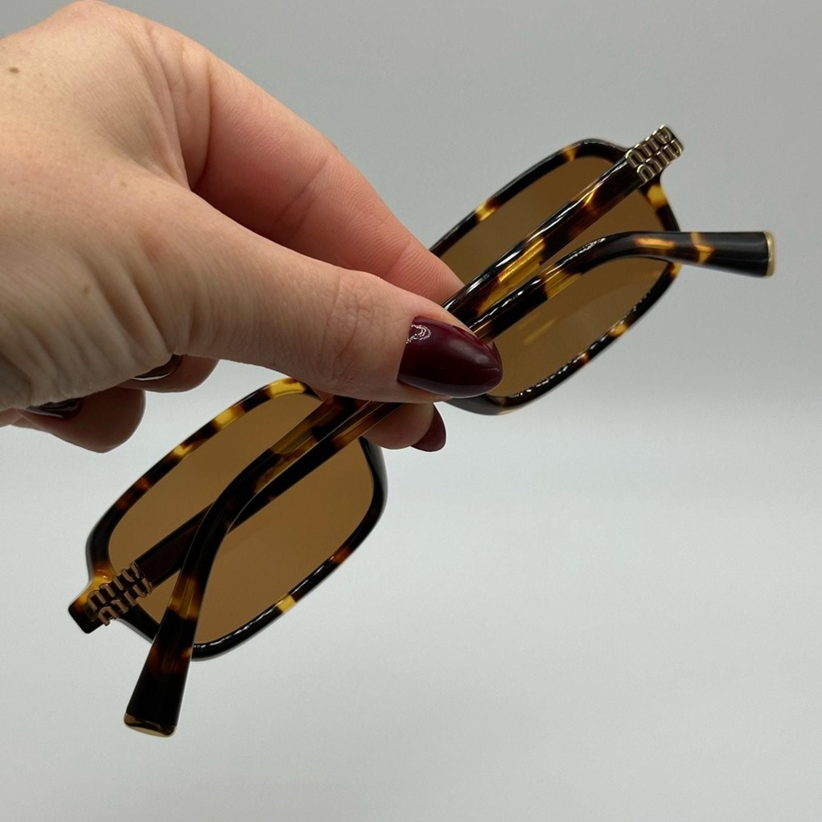 日本最大級 MIU MIU Women Havana/Brown Honey VAU2Z1 MU11ZS Sunglasses カチューシャ・被り物・帽子