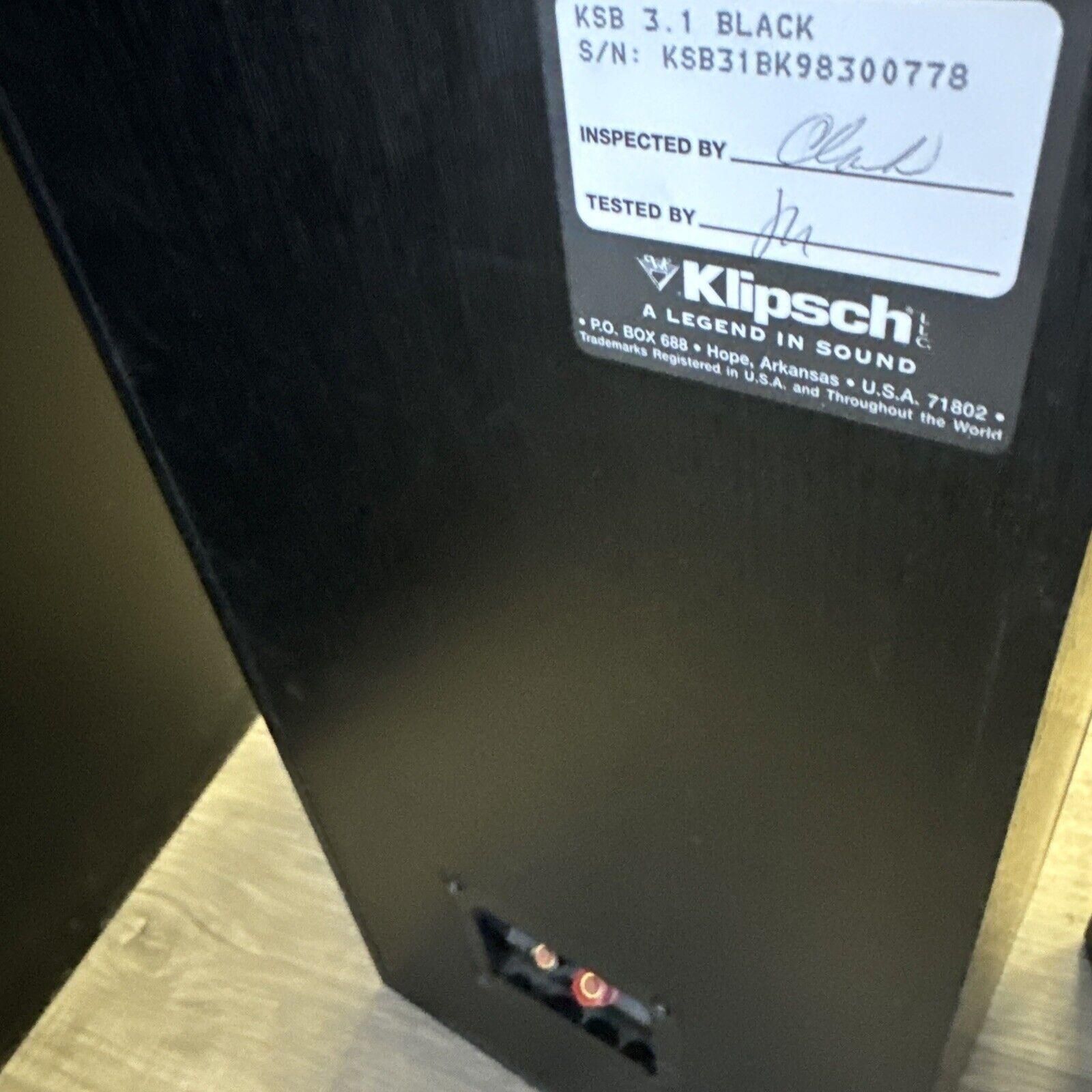 Fashion klipsch ksb 3.1