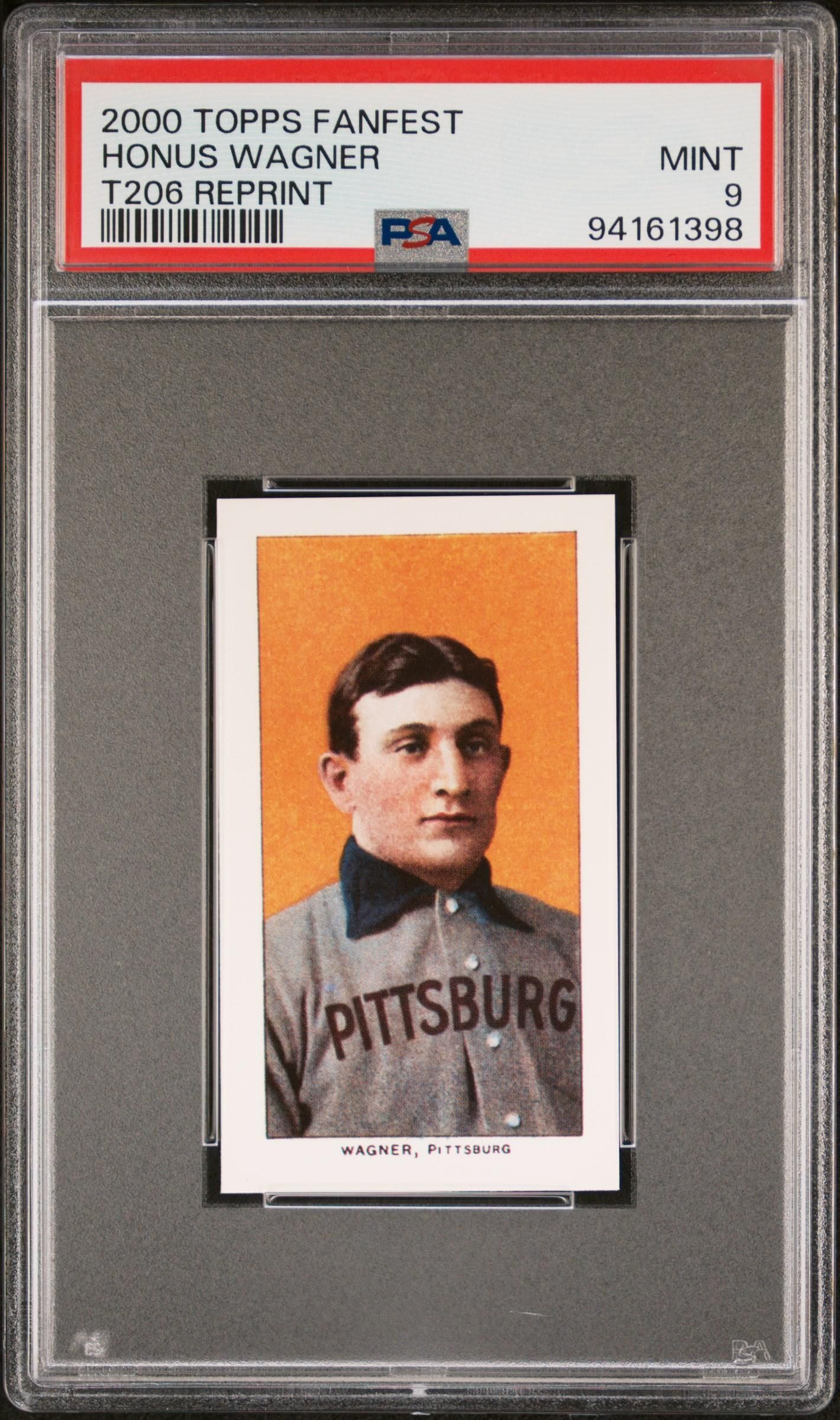 2000 Topps FanFest T206 honus Wagner outlets mint 9 graded