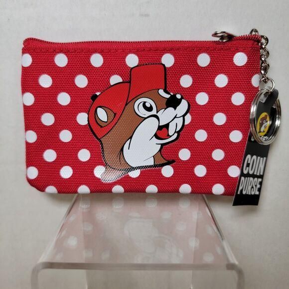 小物 black eye patch HWC LABEL COIN POUCH RED BlackEyePatch(ブラックアイパッチ) コインケース・小銭入れ