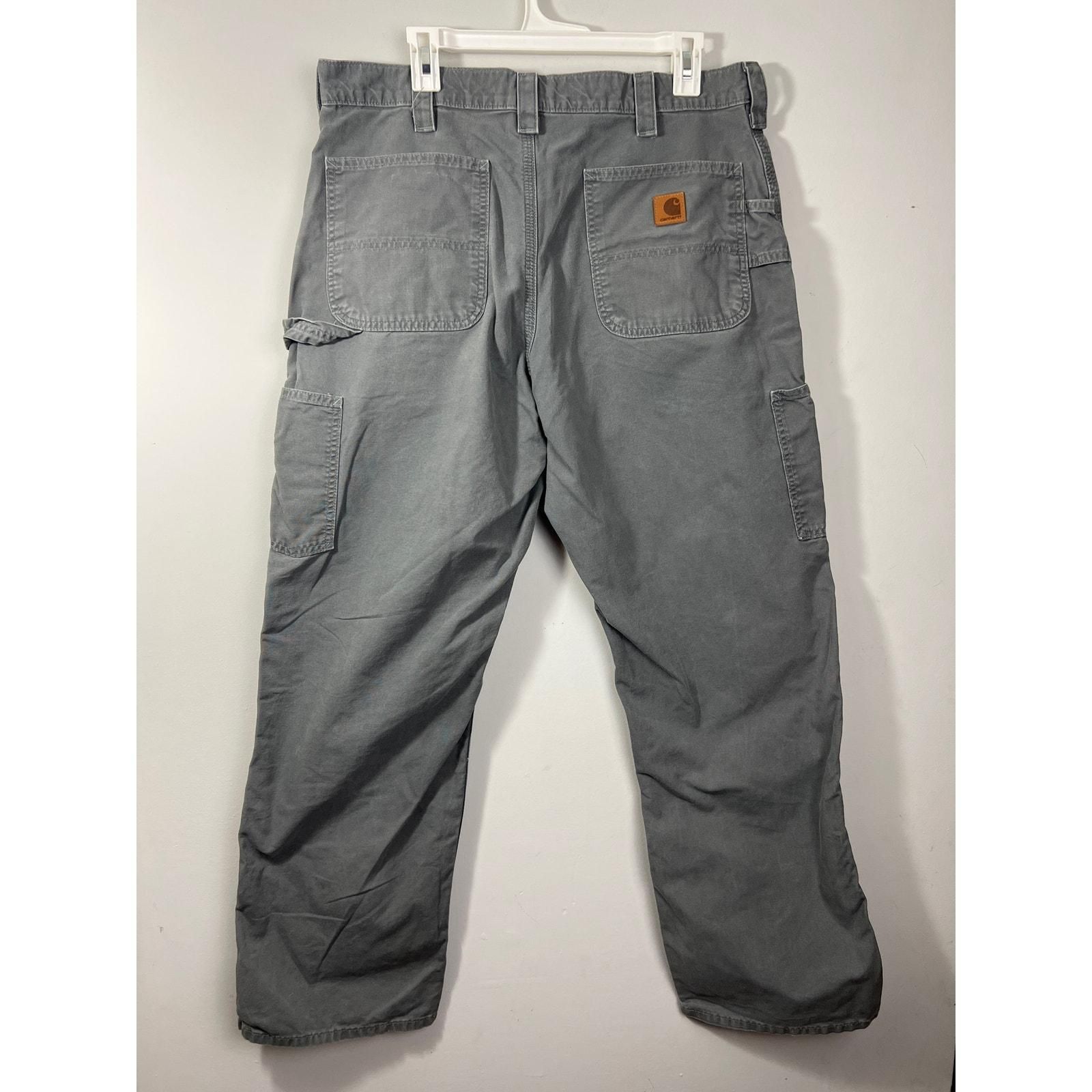 Carhartt Mens 36 x 32 Original Dungaree Fit Canvas B151 FAT Work