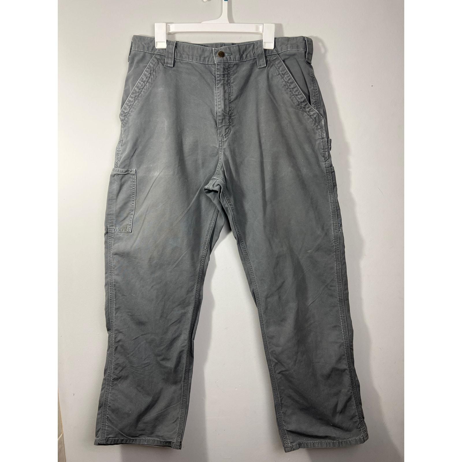 Carhartt Mens 36 x 32 Original Dungaree Fit Canvas B151 FAT Work