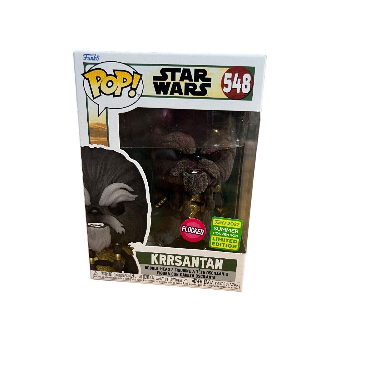 Funko Pop! Star Wars Krrsantan buy #548 SDCC 2022 Exclusive Flocked w/Protector