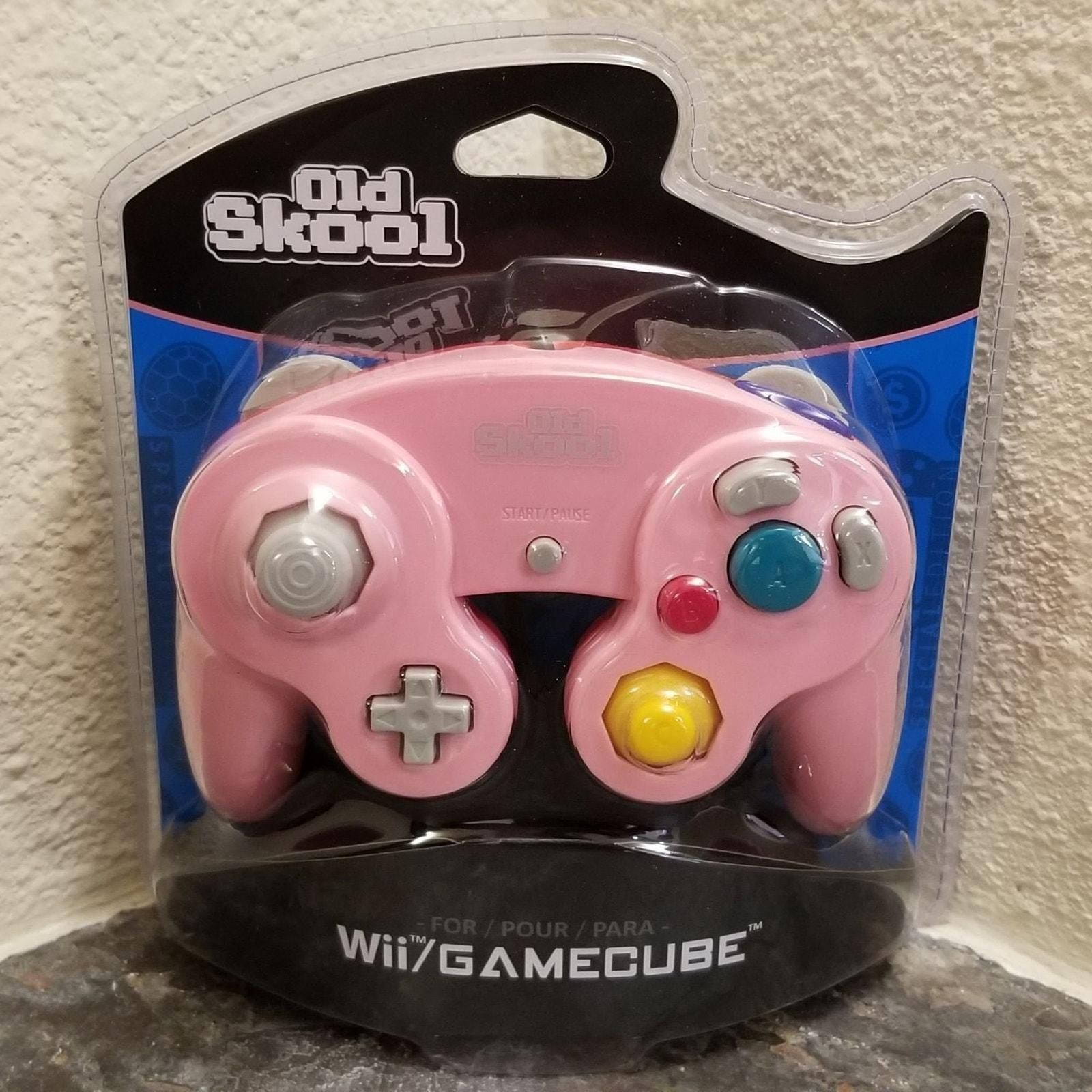 Gamecube Controller, Pink (NEW) - Nintendo - Old Skool
