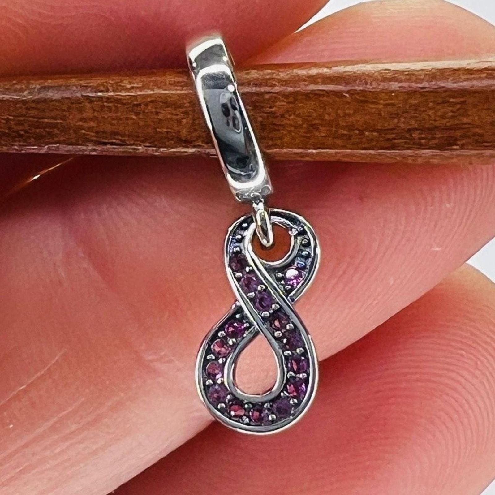 Authentic Pandora Sparkling Infinity Dangle Charm