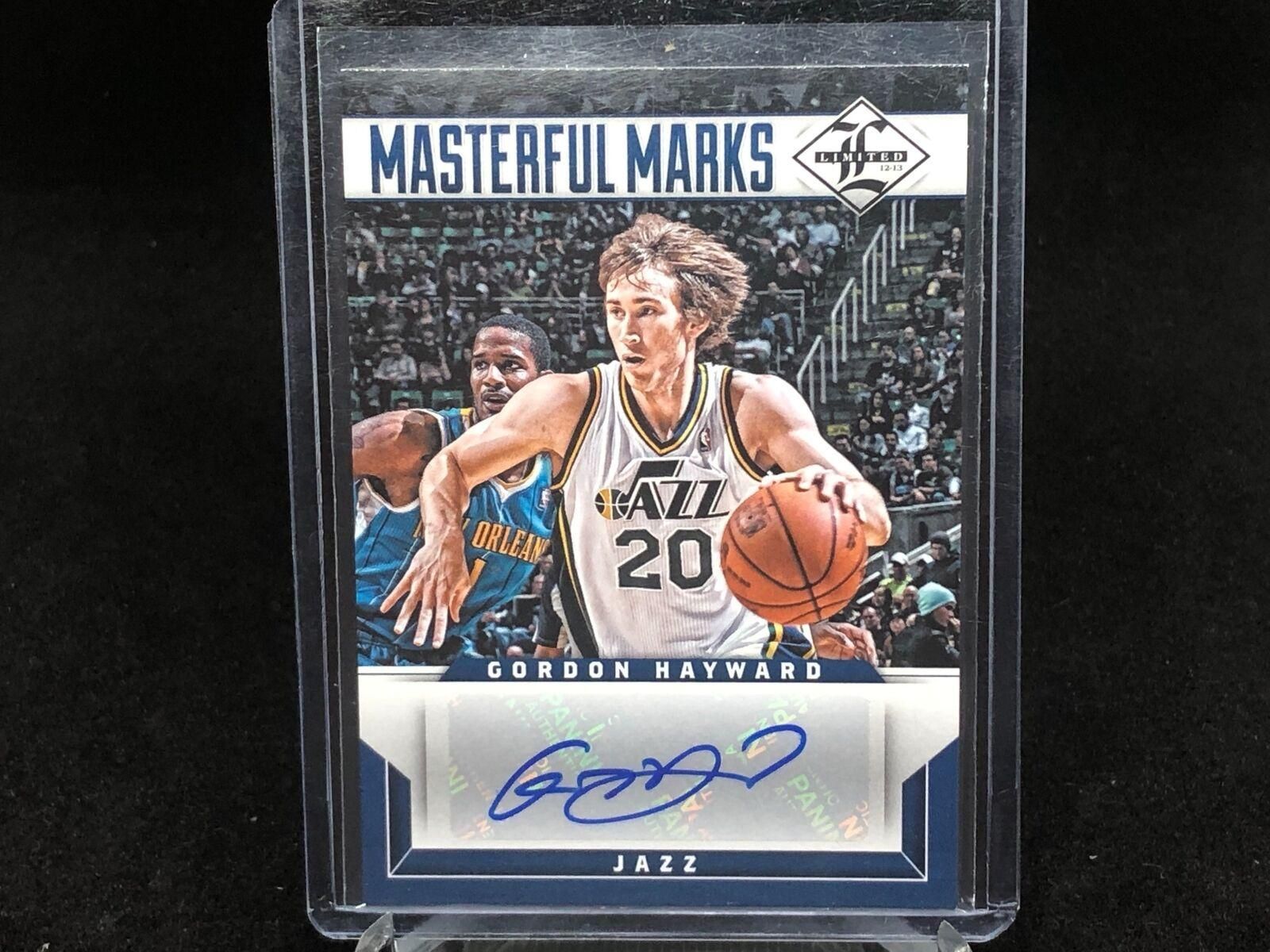 23-24 PANINI GORDON ゴードン 直筆サイン Choice GORDON HAYWARD 2012-13 PANINI LIMITED MASTERFUL MARKS AUTO