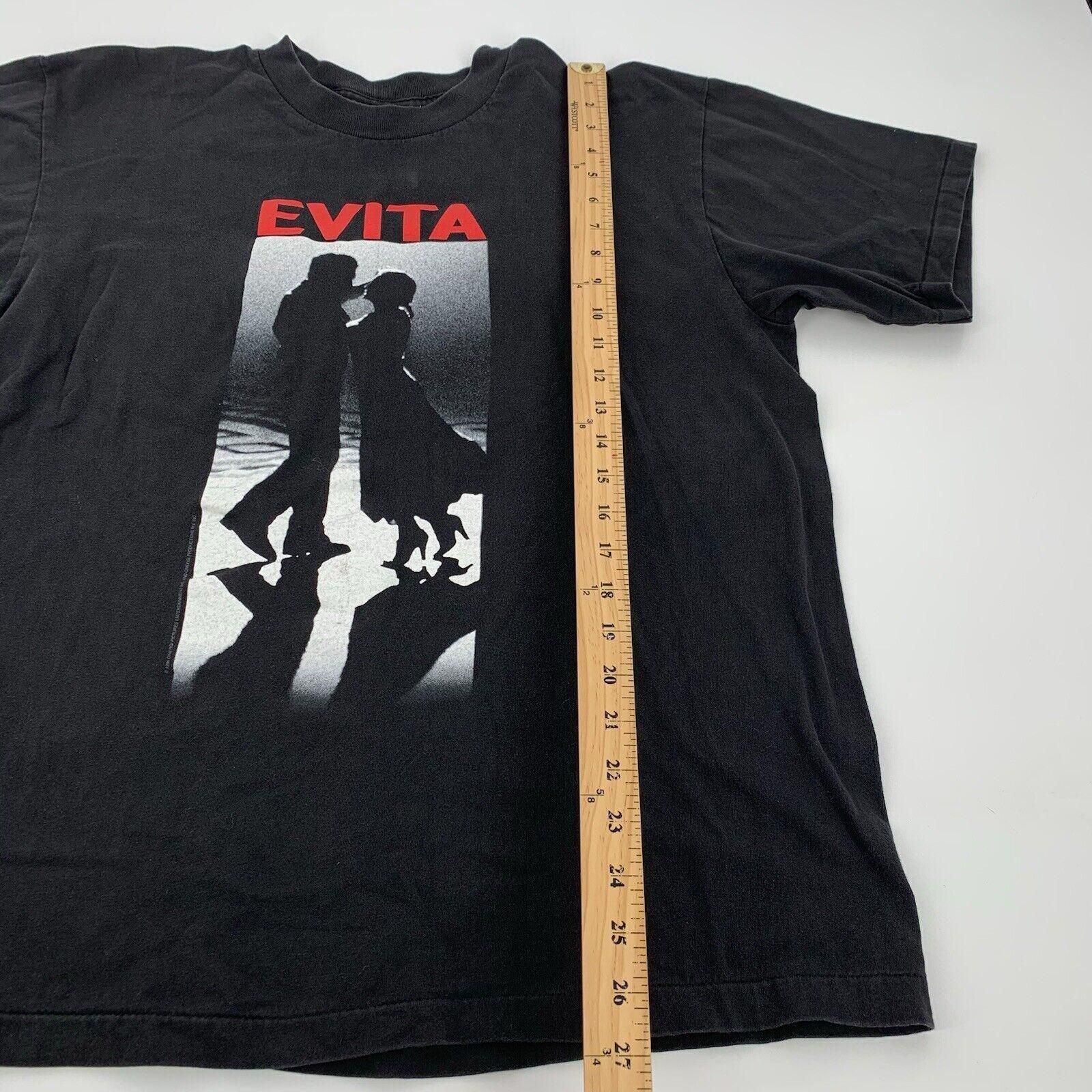 Vintage 1996 Evita Musical Movie Promo T-Shirt Size Large