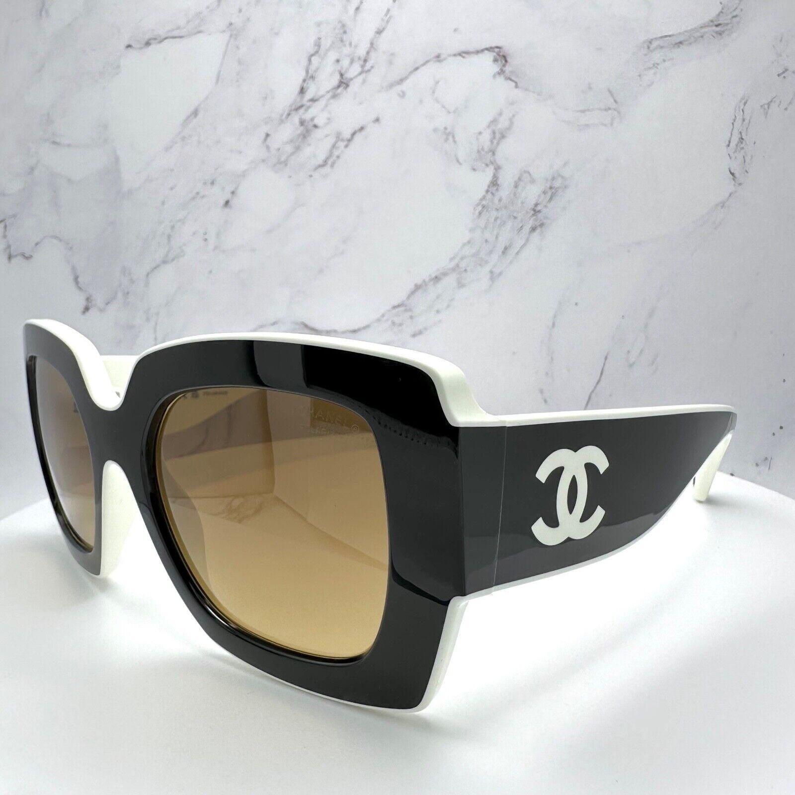 【メール便無料】 Sunglasses Chanel New Polarized Logo CC Square White Black アクセサリー