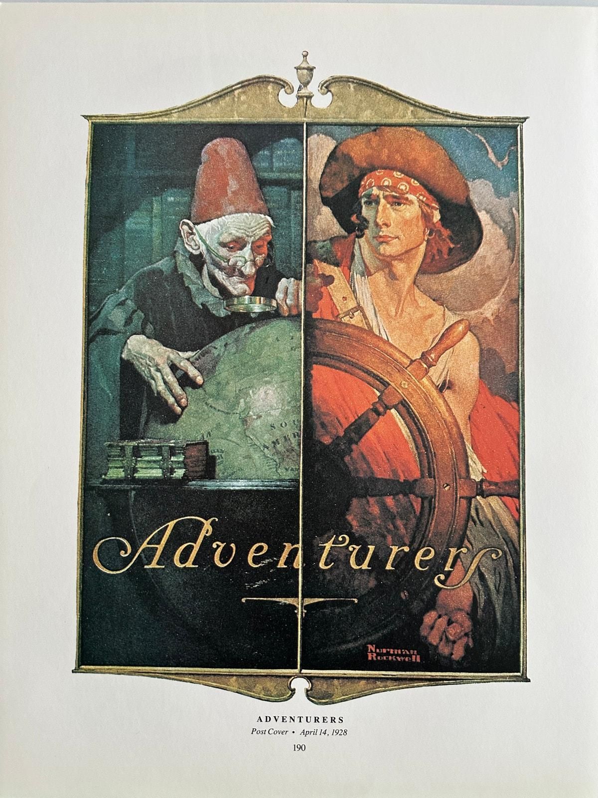【洋書】Norman Rockwell Adventures Amazon.com: Adventurers Between Adventures by Norman