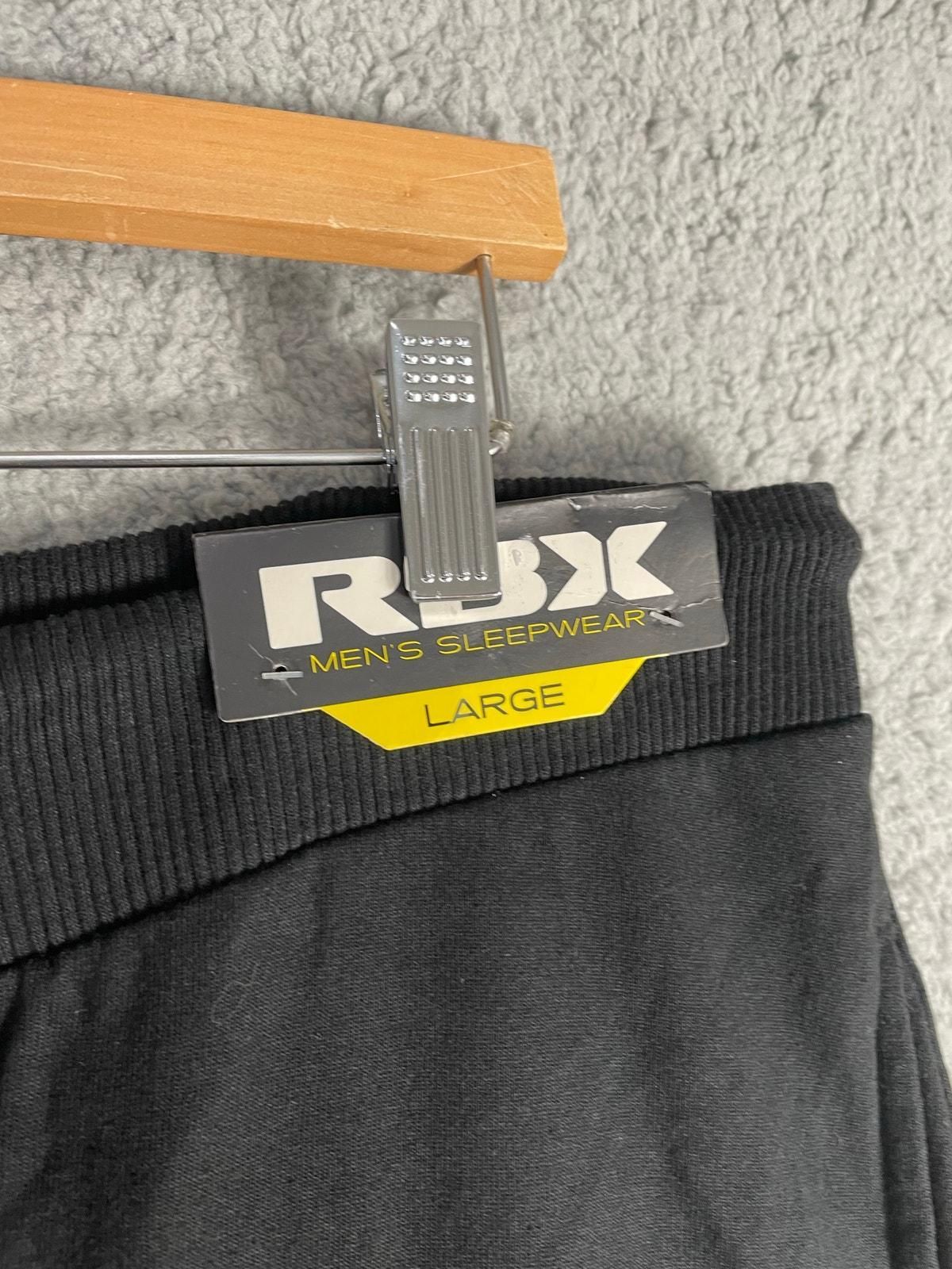 Black Jogger Lounge Pants Elastic Waist Soft Lightweight Fleece