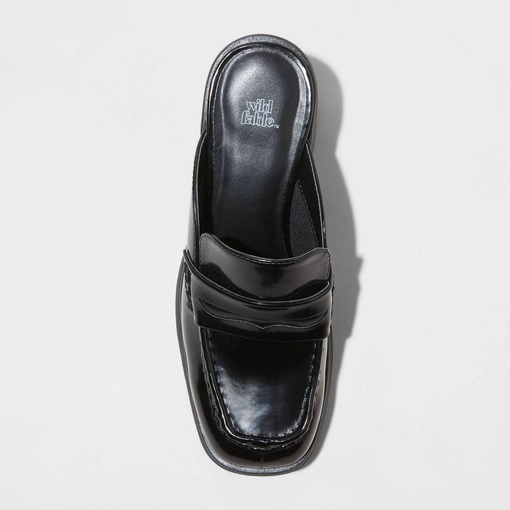 New with Tags - Size 8 - Wild Fable Women's Mule High Heels Dress Faux  Leather Shine Finish Black  Whatnot: Shop, Sell, Connect