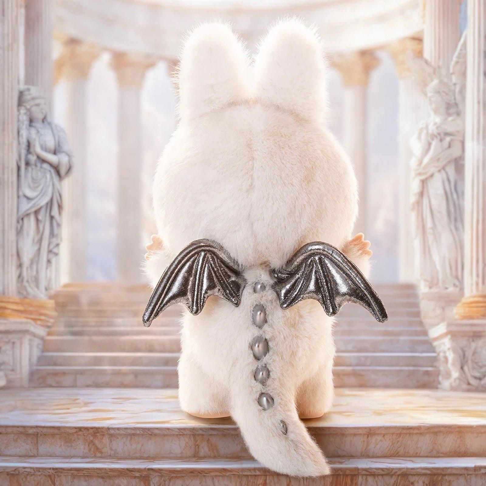 大人気Labubu ZIMOMO ラブブ Angel ホワイト ドラゴン ジモモ Pop Mart The Monsters Labubu Zimomo Angel in Clouds Figure