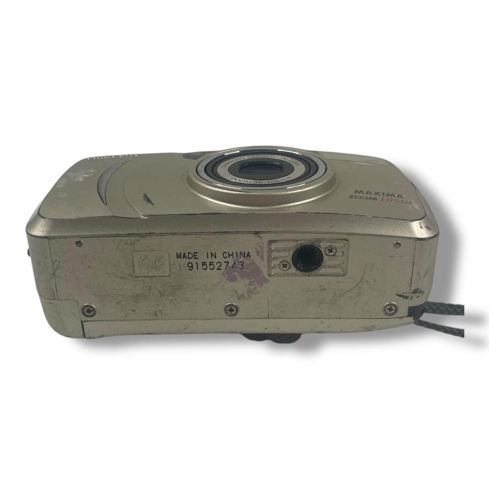 Samsung Maxima Zoom 105GL 35mm Point Shoot Film Camera TESTED