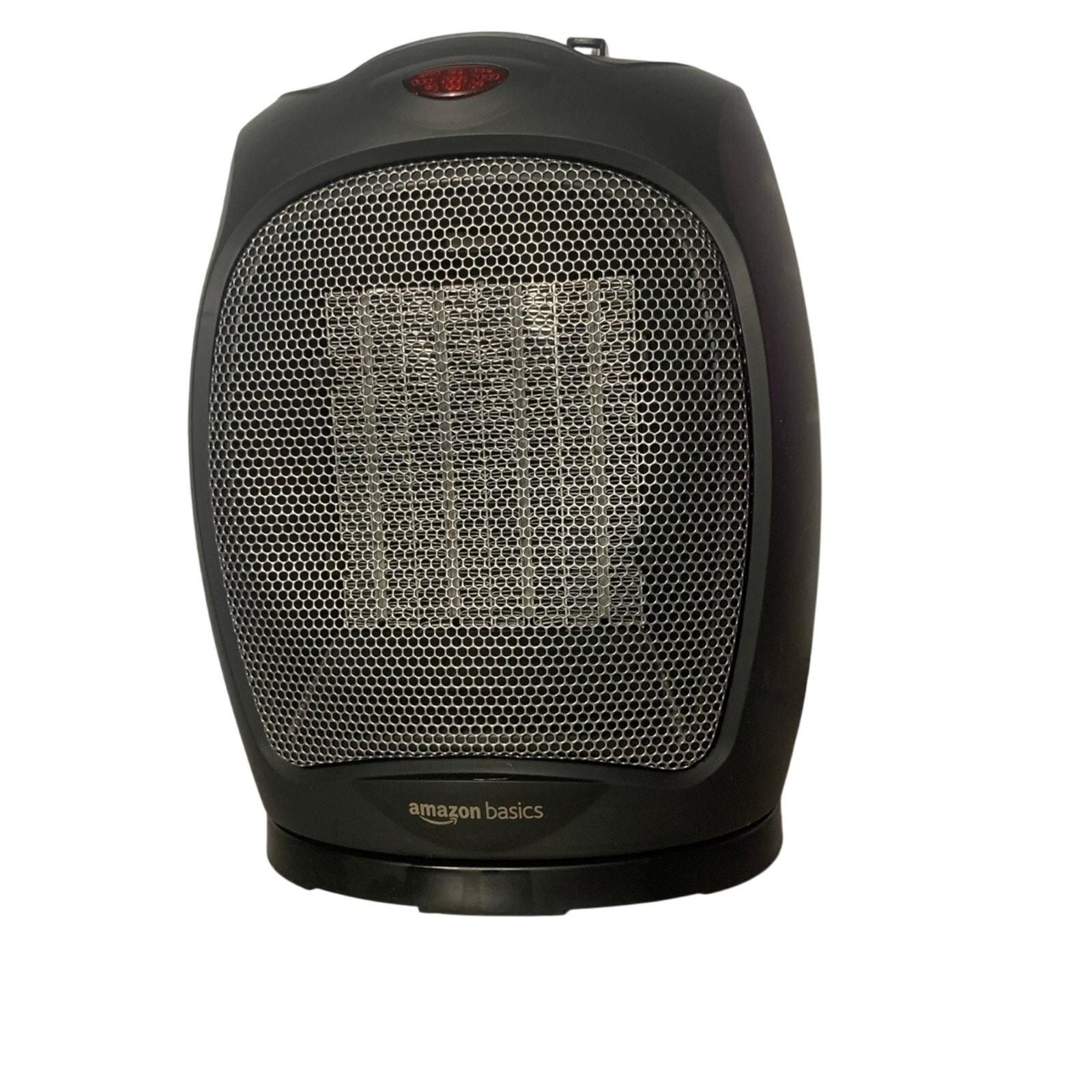 Amazon Basics Oscillating Ceramic Space Heater, Portable Heater